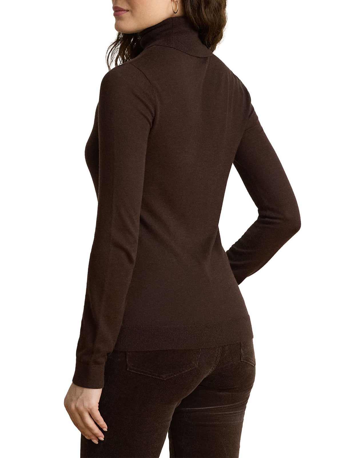 Lauren Ralph Lauren Maglia a collo alto Marrone