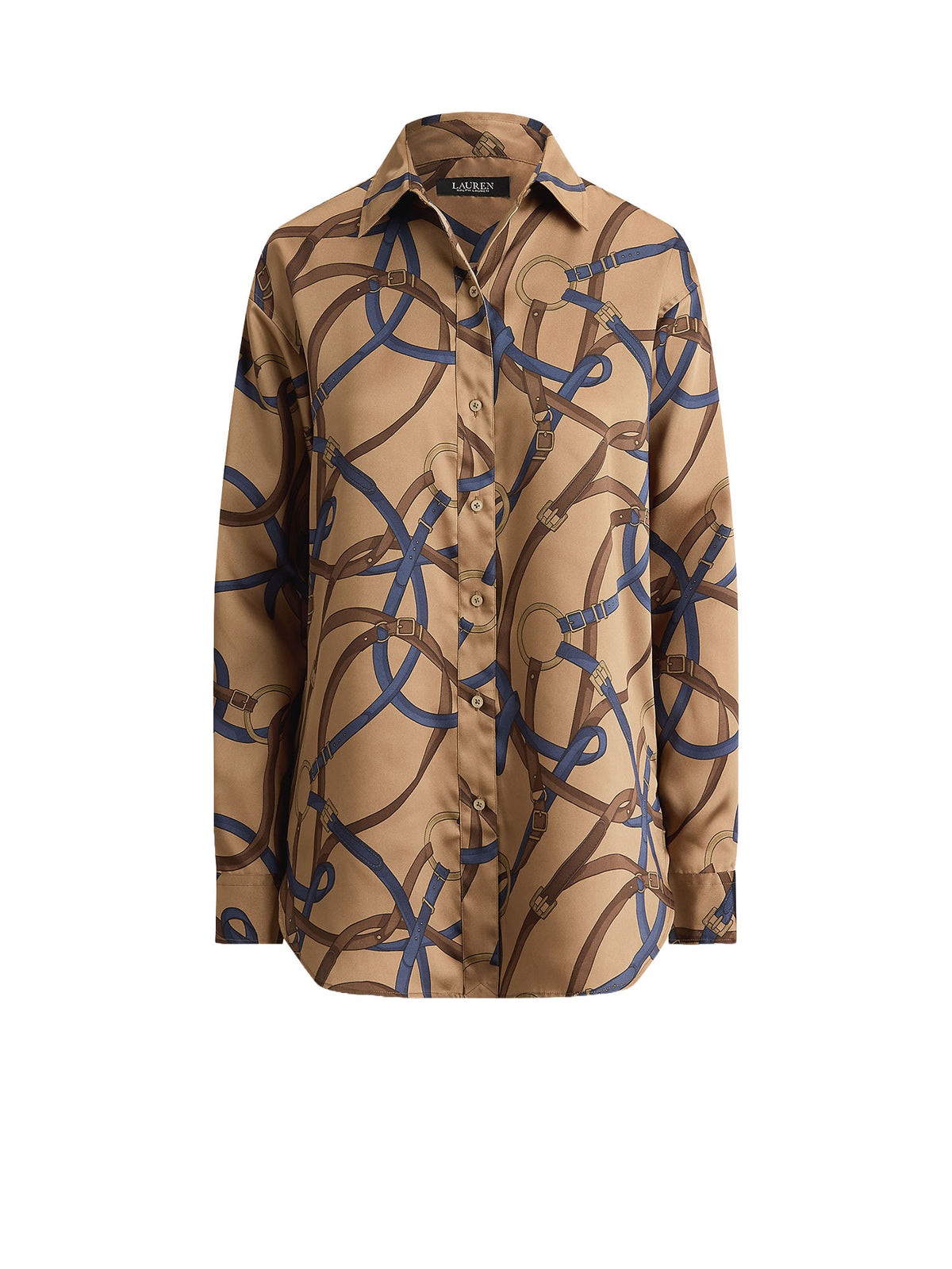 Lauren Ralph Lauren Camicia in twill con stampa equestre Multicolore