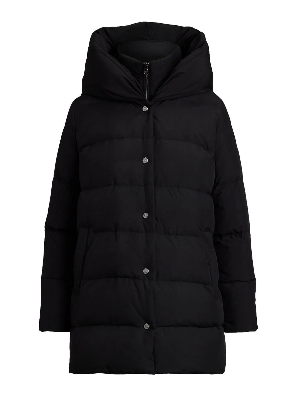 Lauren Ralph Lauren Piumino Con Cappuccio Nero
