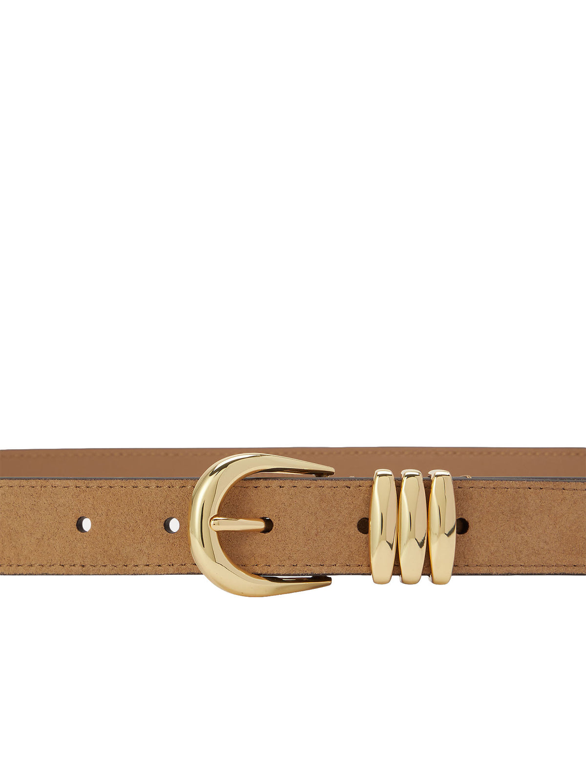Lauren Ralph Lauren Cintura sottile in suede Marrone