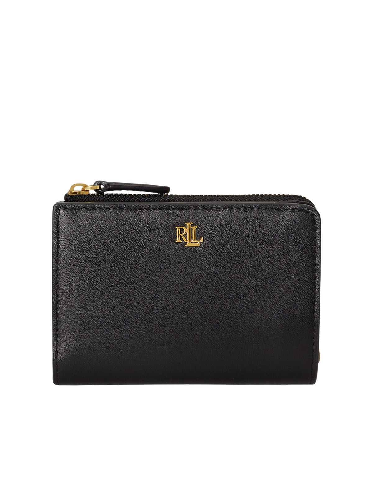 Lauren Ralph Lauren Portafoglio piccolo bifold in pelle Nero