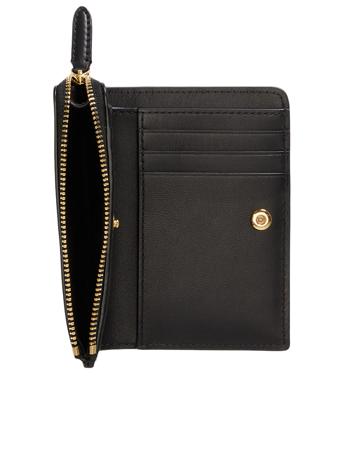 Lauren Ralph Lauren Portafoglio piccolo bifold in pelle Nero