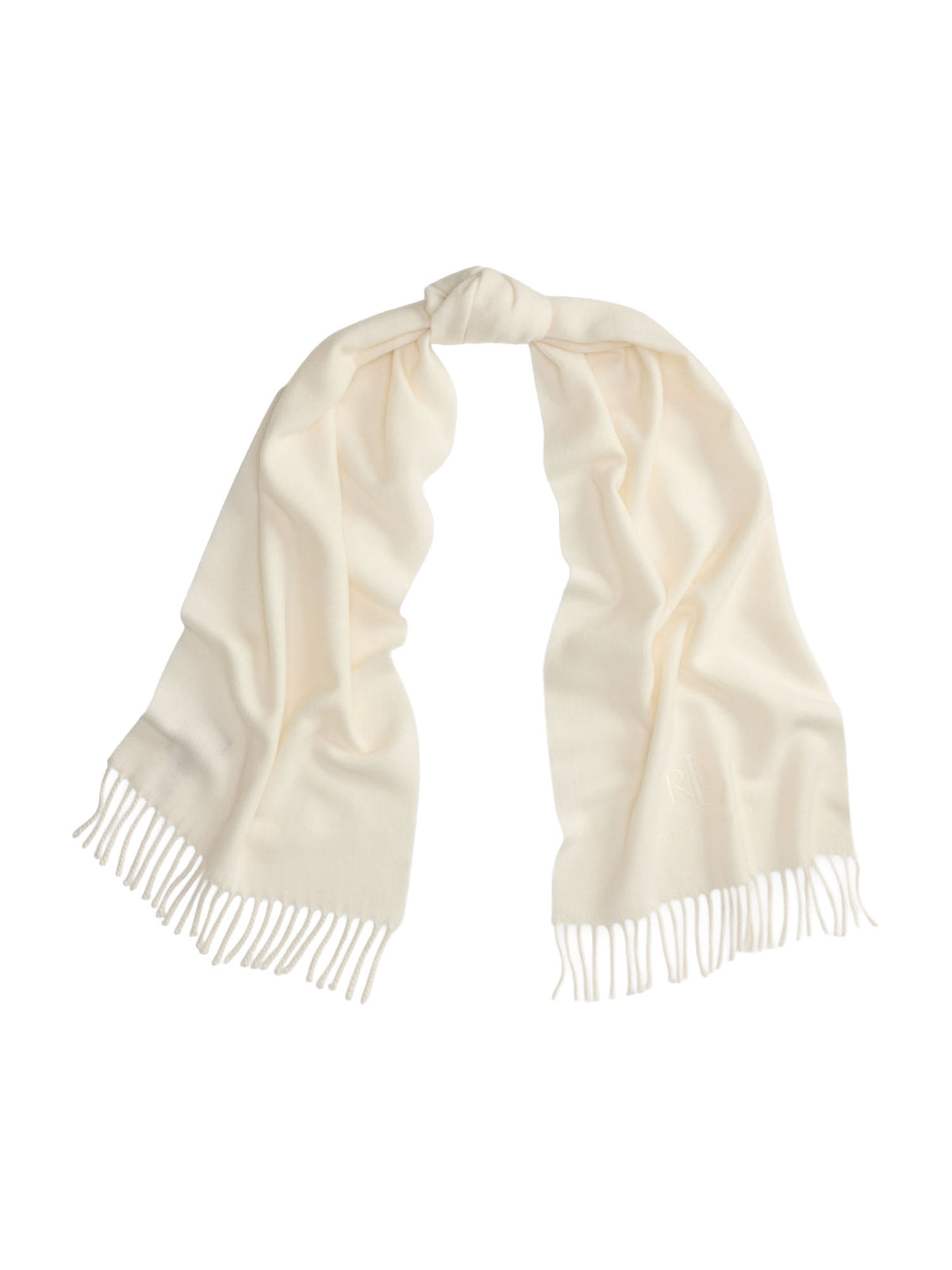 Lauren Ralph Lauren Sciarpa con motivo spigato in lana e cashmere Beige