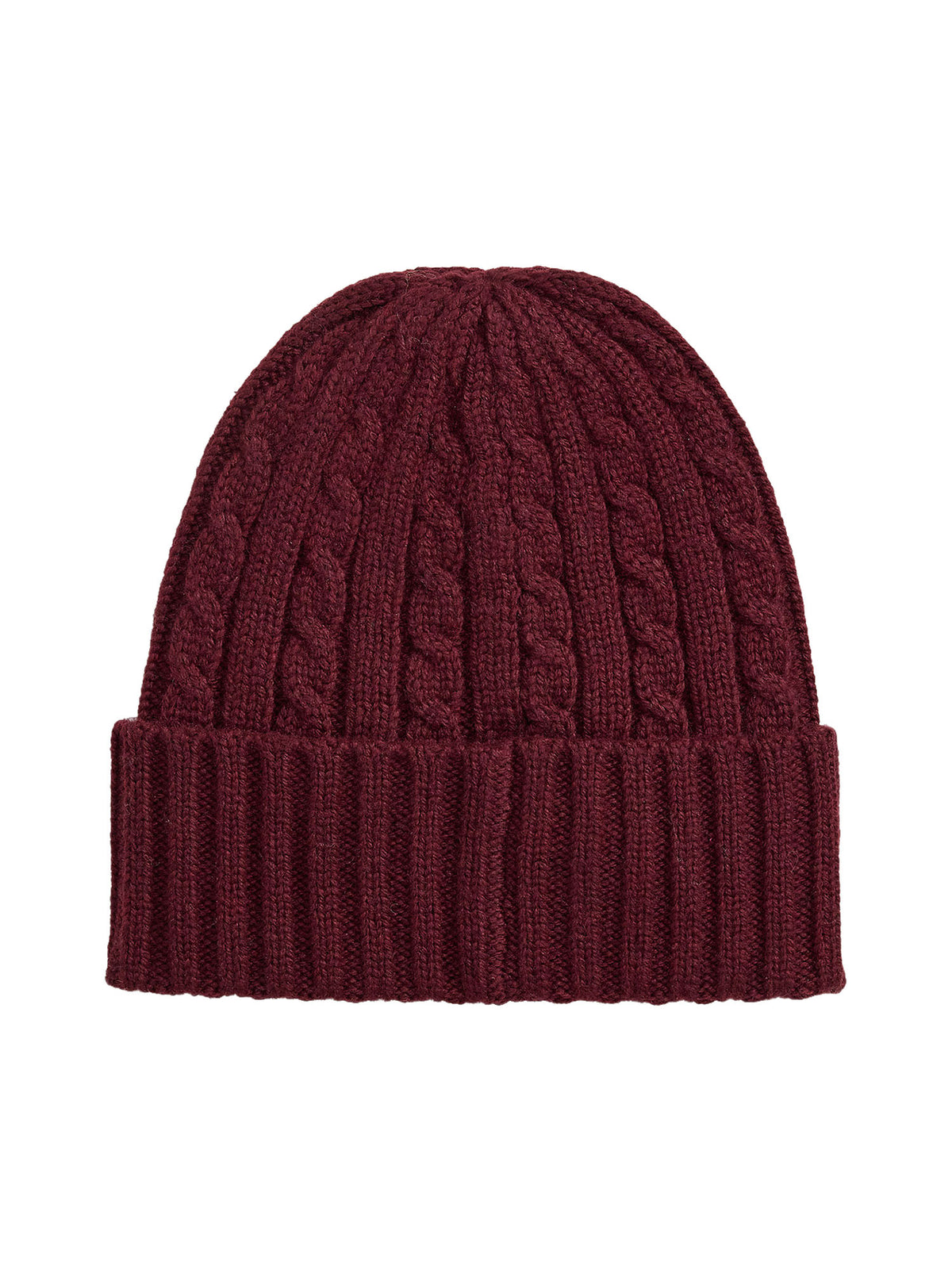 Lauren Ralph Lauren Berretto beanie a trecce con logo ricamato Rosso