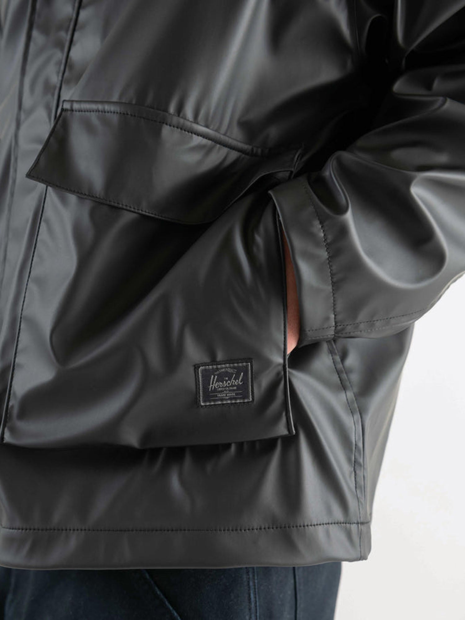Herschel Giacca McLeod Rain Jacket Nero