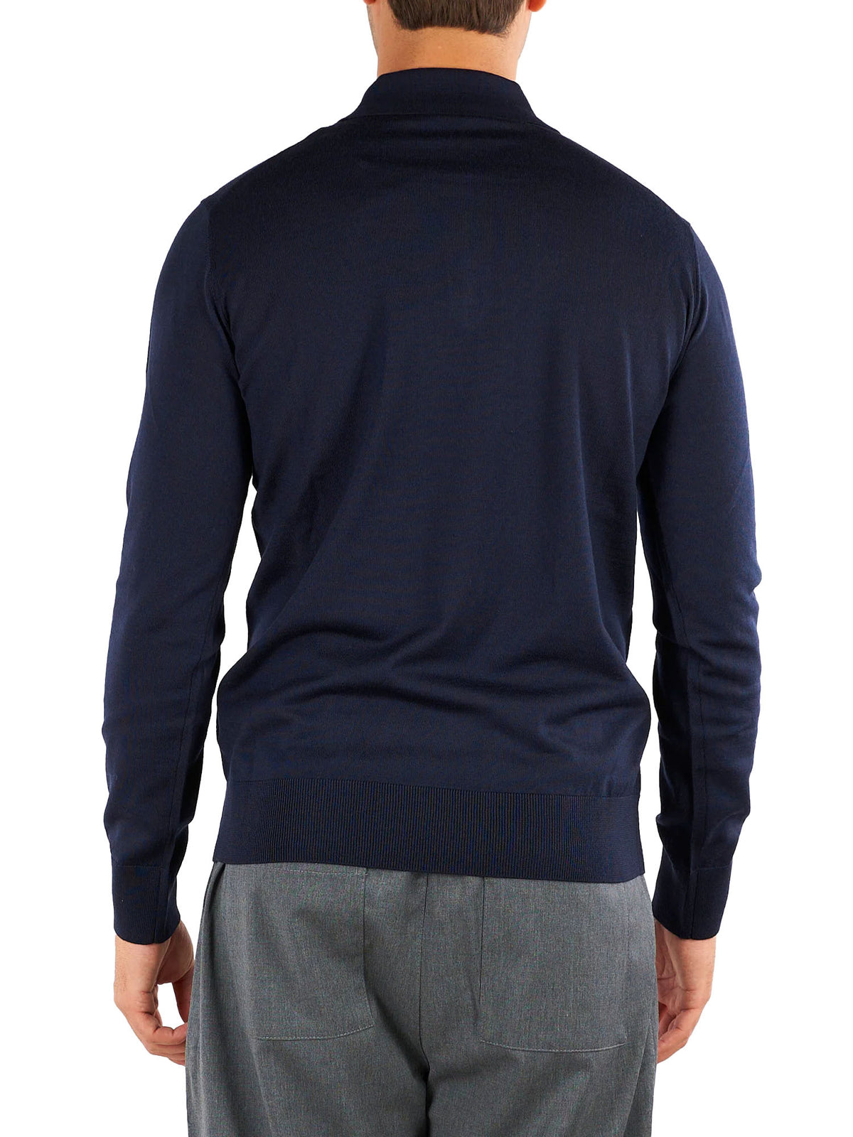 Paolo Pecora Maglia polo con zip Blu