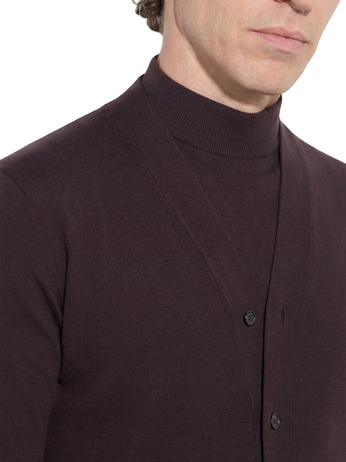 Paolo Pecora Maglia cardigan Marrone