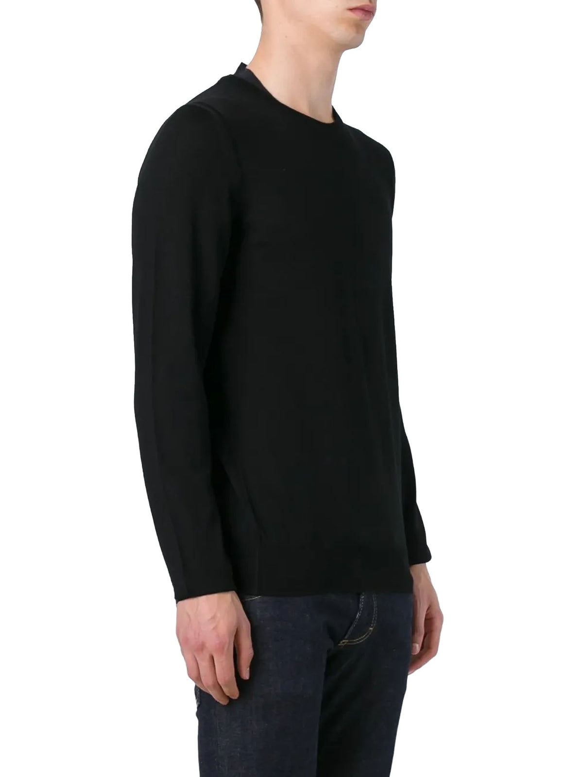 Paolo Pecora Maglia fine knit Nero