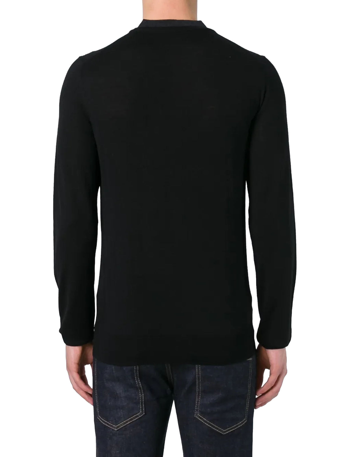 Paolo Pecora Maglia fine knit Nero