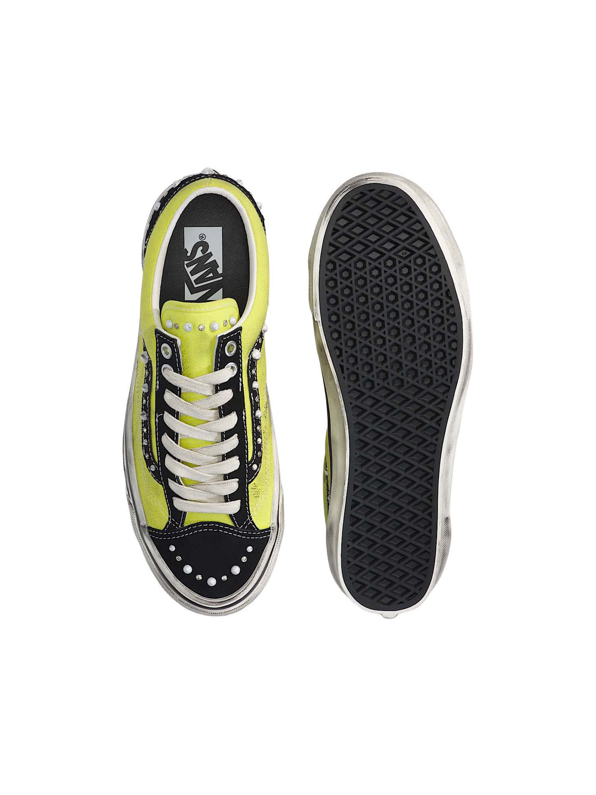 Vans Scarpe Premium Old Skool 36 Yacht Club Pearlized Giallo