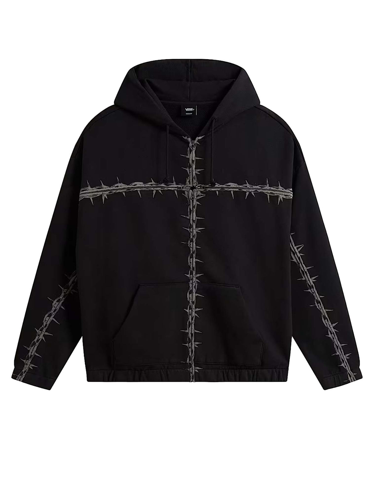 Vans Felpa con cappuccio e zip a T A.O.D. by Slam Jam Nero