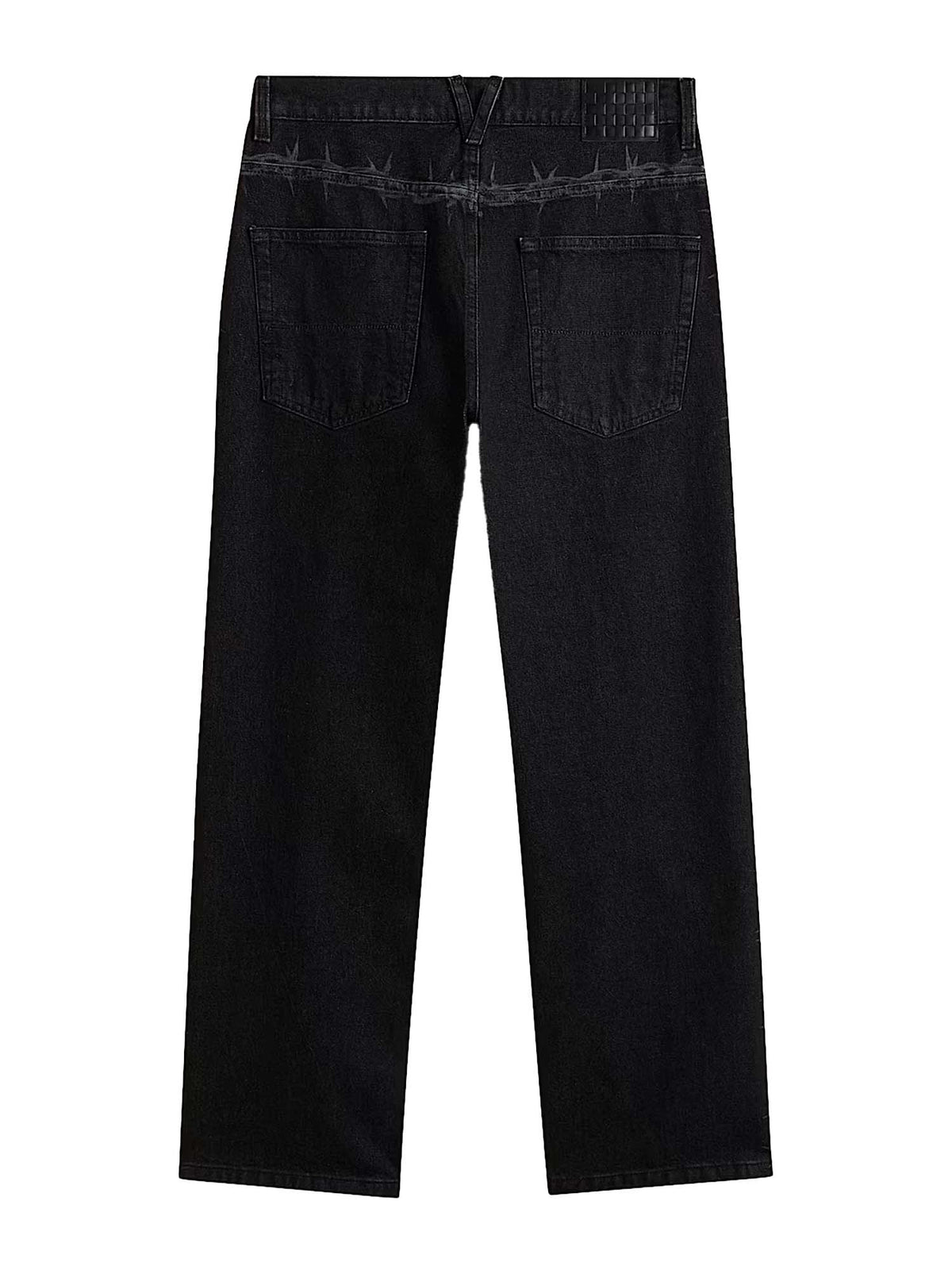 Vans Pantaloni in denim A.O.D. by Slam Jam Nero