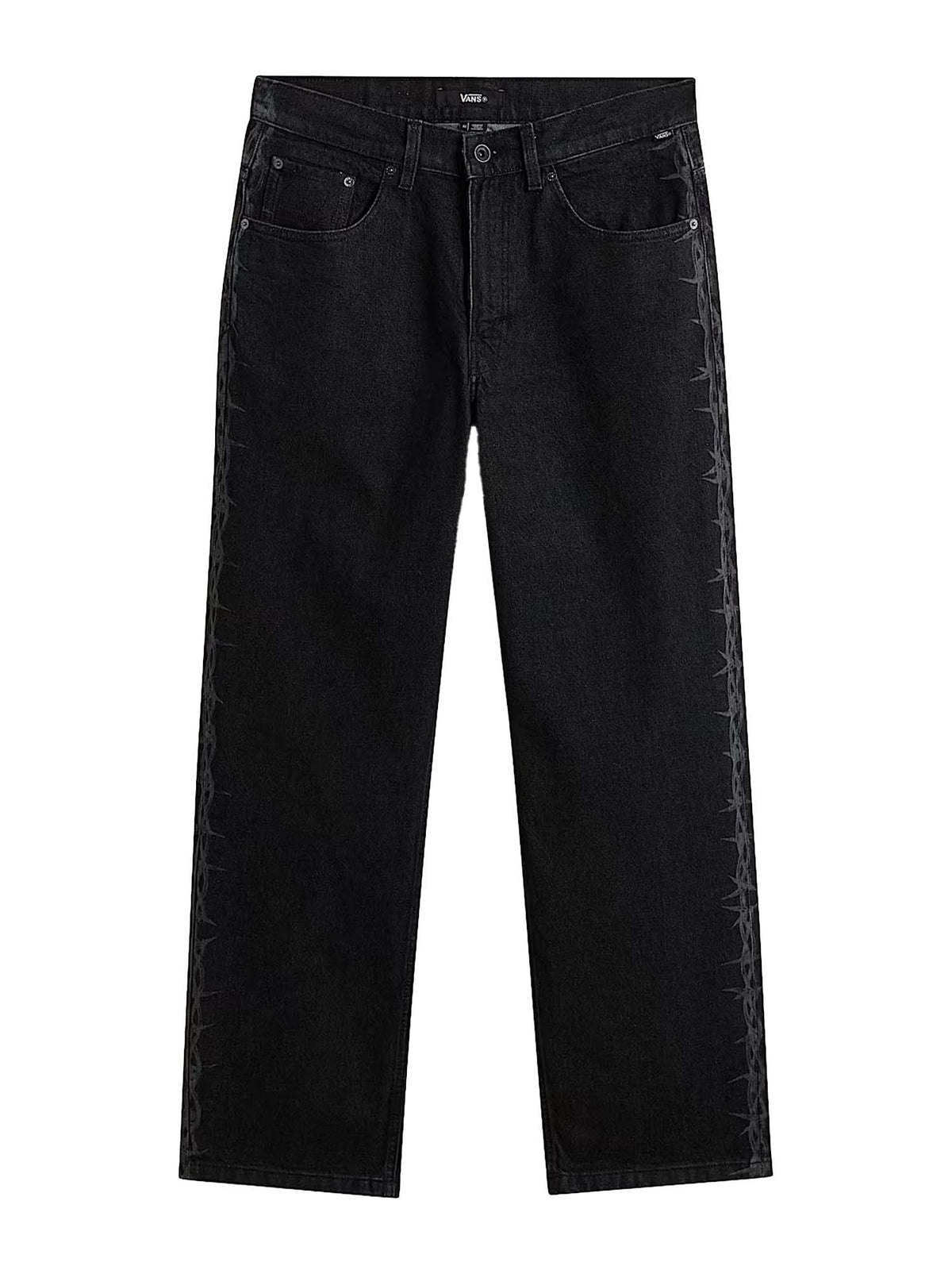 Vans Pantaloni in denim A.O.D. by Slam Jam Nero