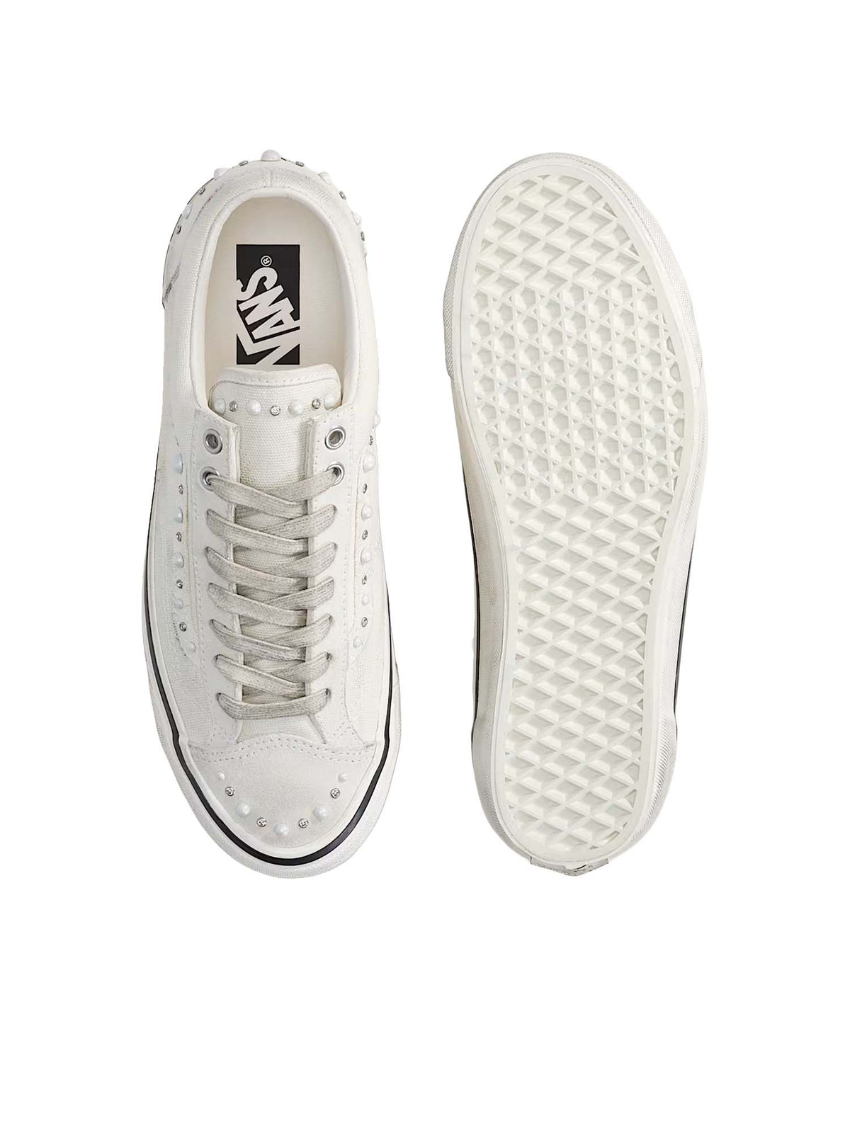 Vans Scarpe Premium Old Skool 36 Yacht Club Pearlized Bianco