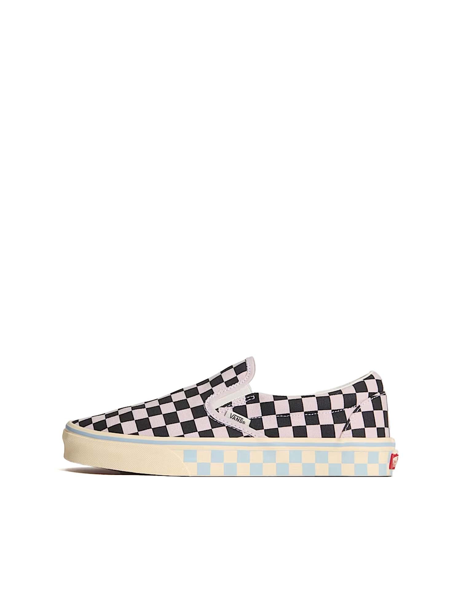 Classic Checkerboard Slip-On Shoes