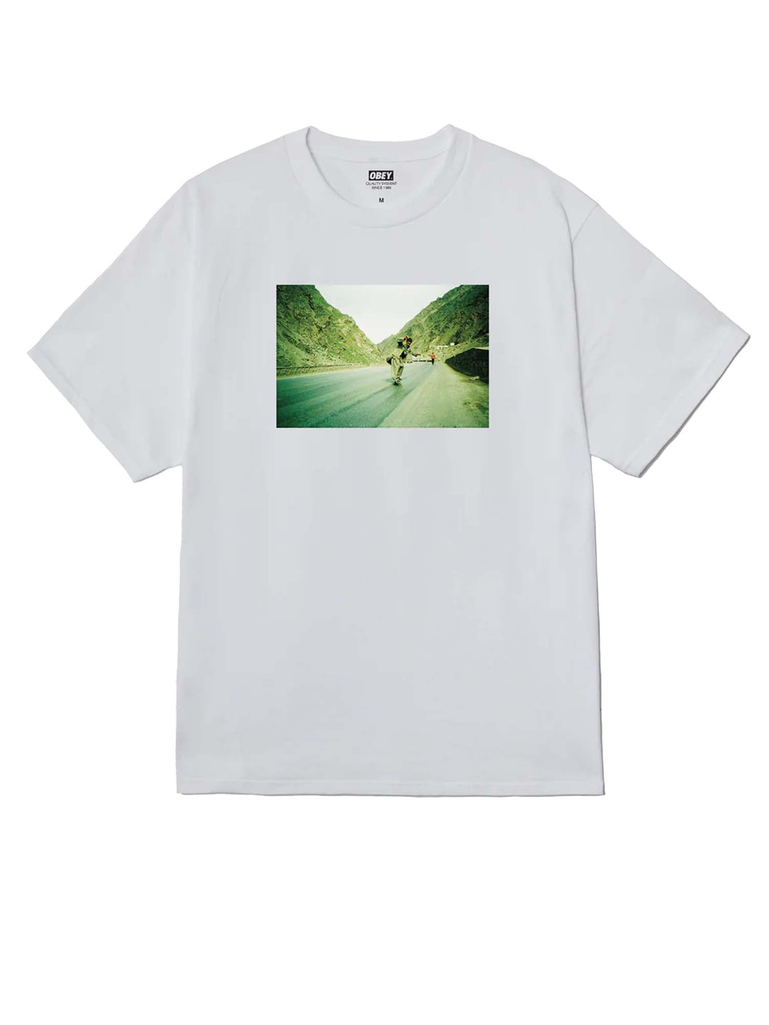 Obey Skateistan / Photo Classic T-Shirt Bianco