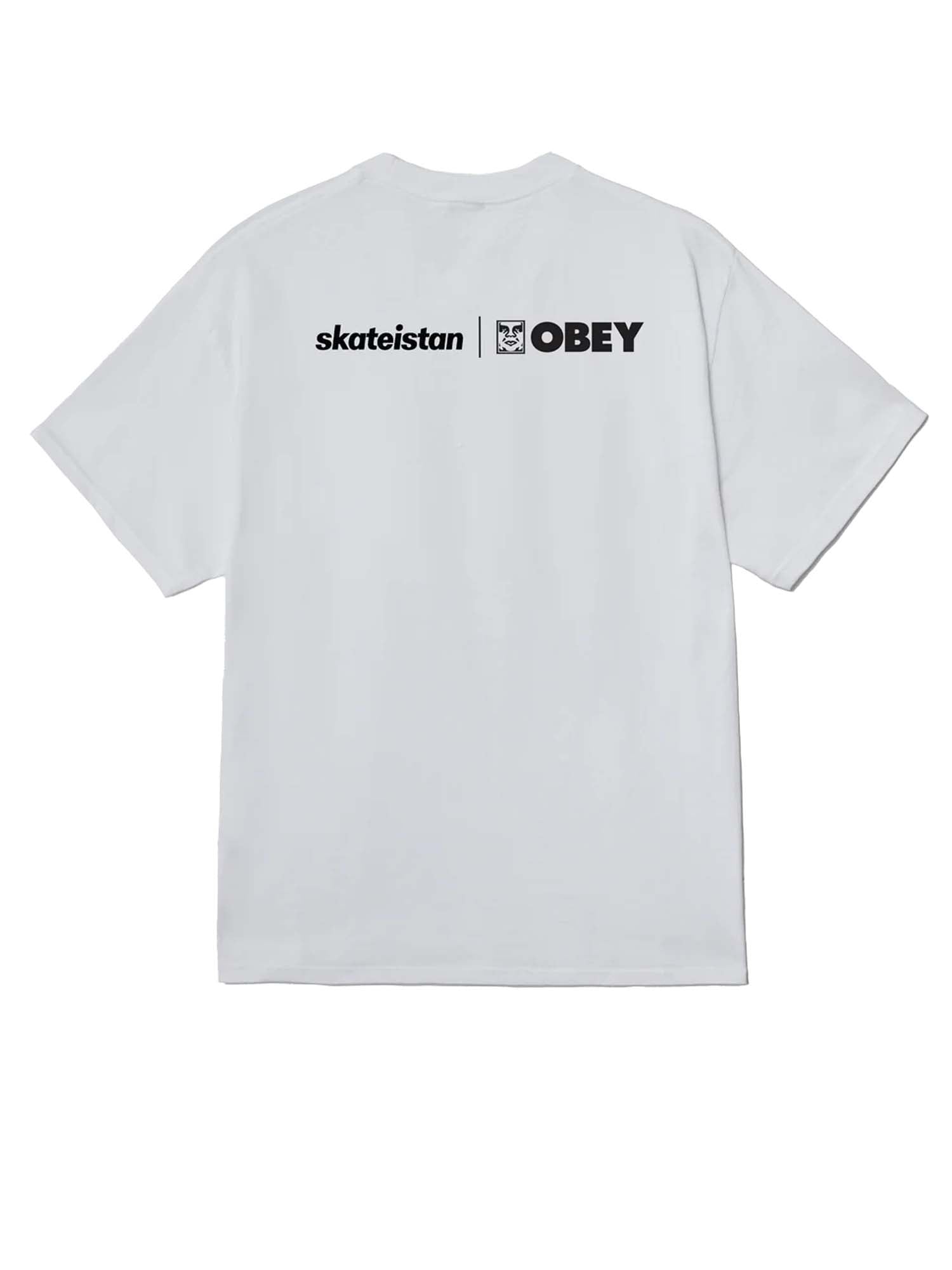 Obey Skateistan / Photo Classic T-Shirt Bianco