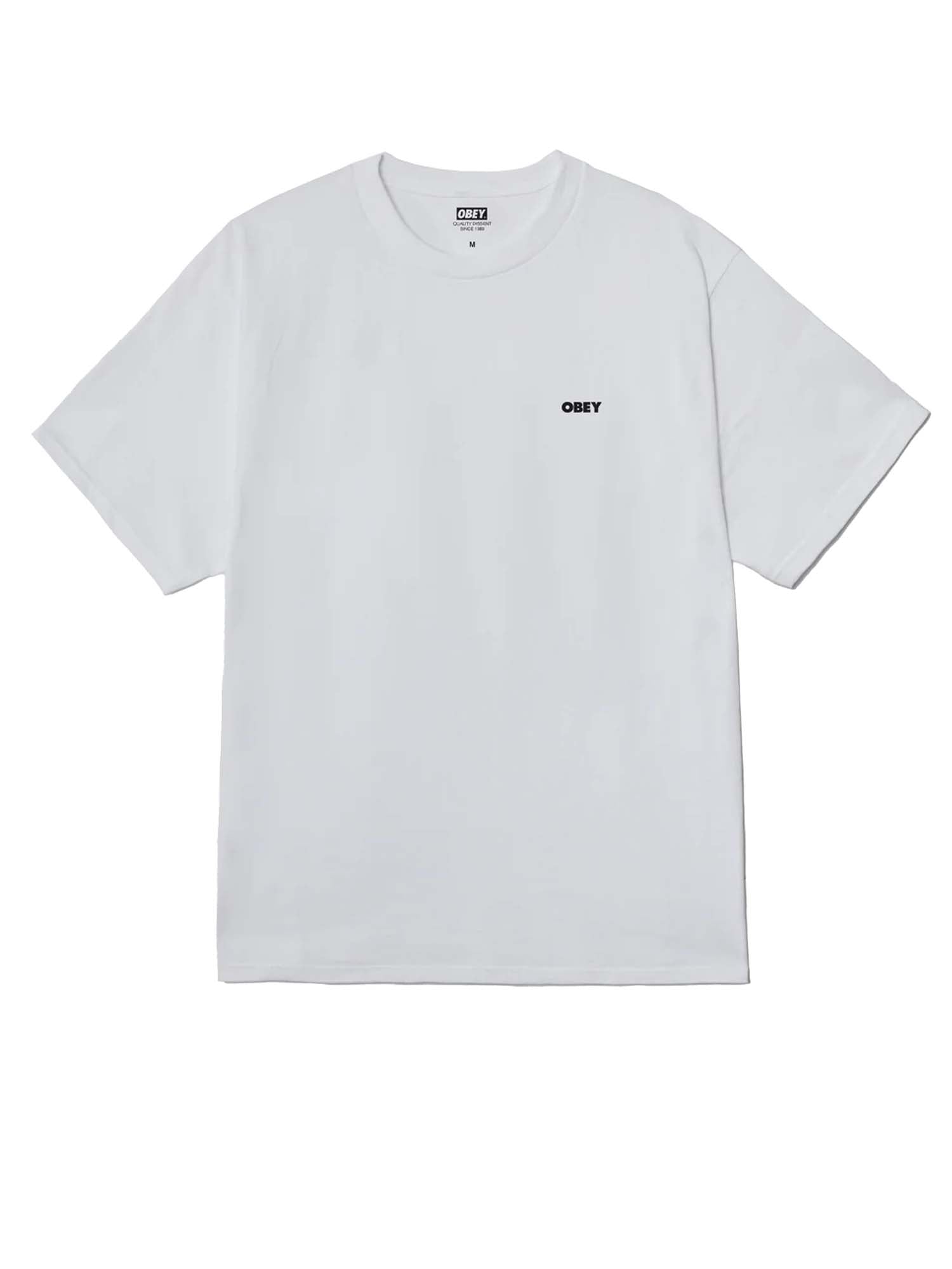 Obey Exclamation Classic T-Shirt Bianco