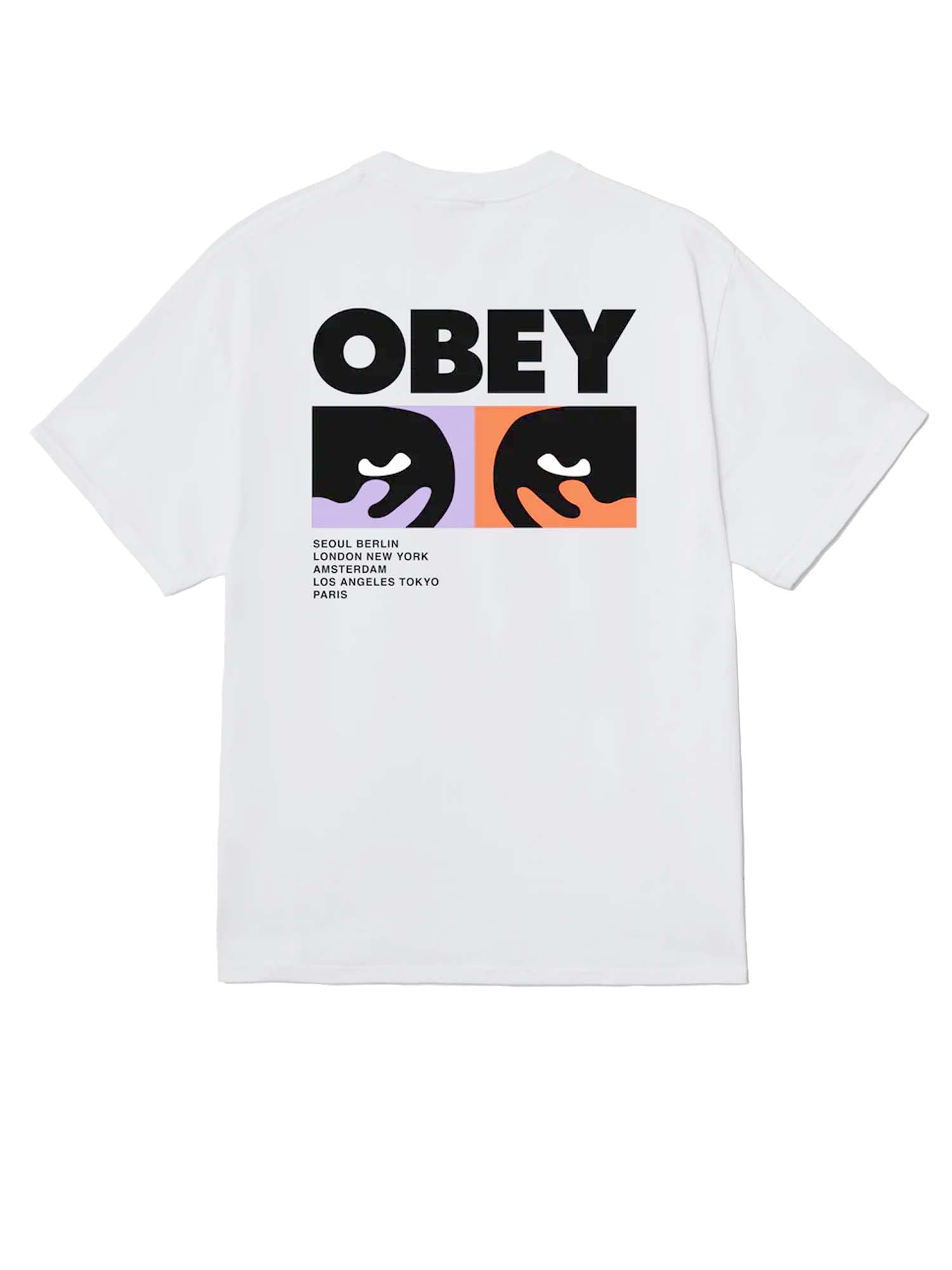 Obey Always Watching Classic T-Shirt Bianco