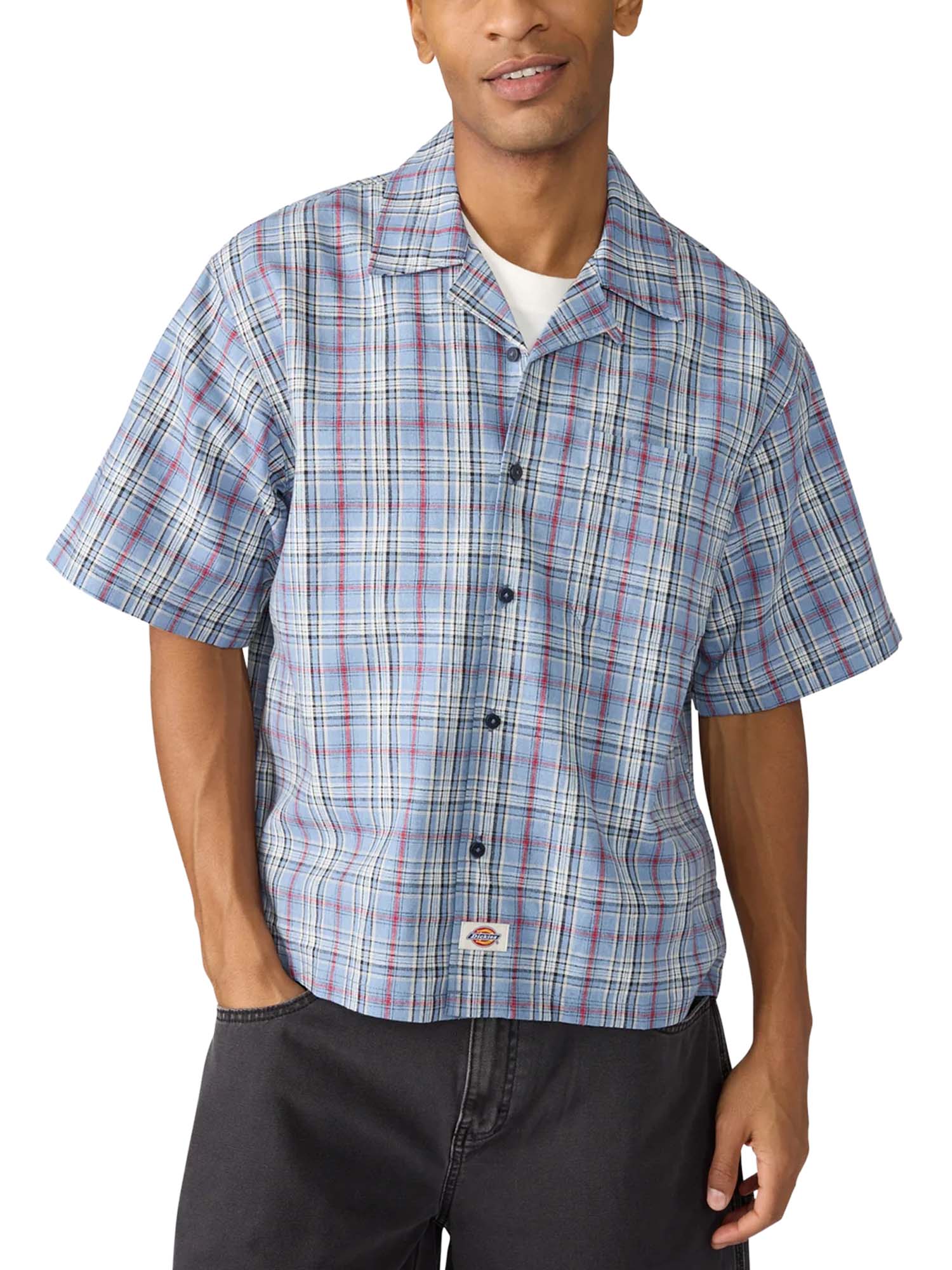 Dickies Camicia a maniche corte Springdale Button-Up Blu