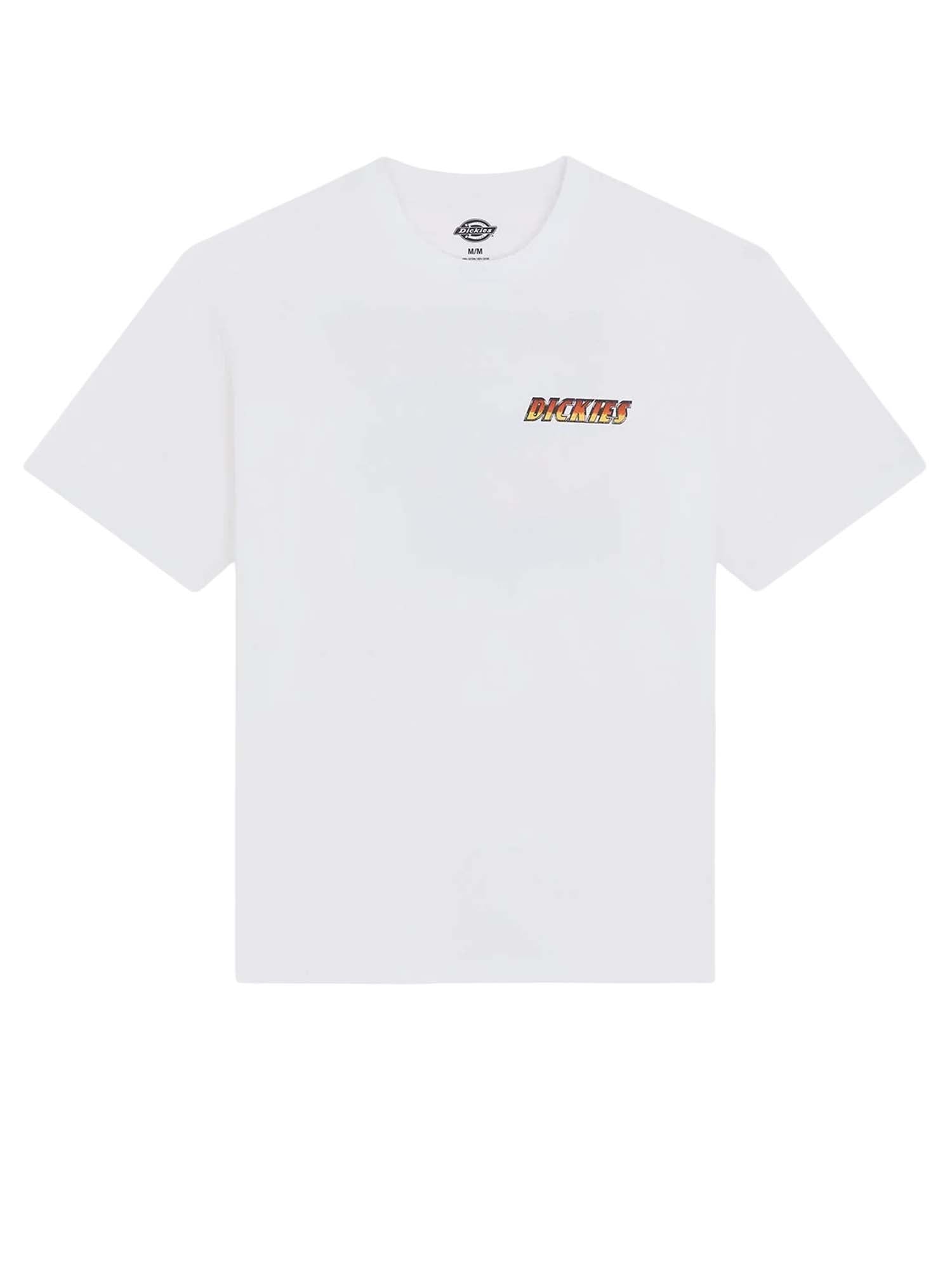 Dickies T-shirt di peso medio Nashport pit crew Bianco