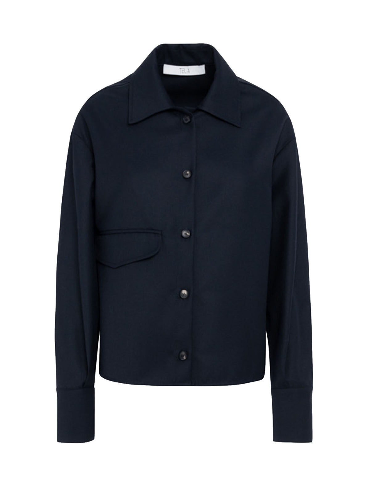 Tela9 Camicia Brit Blu