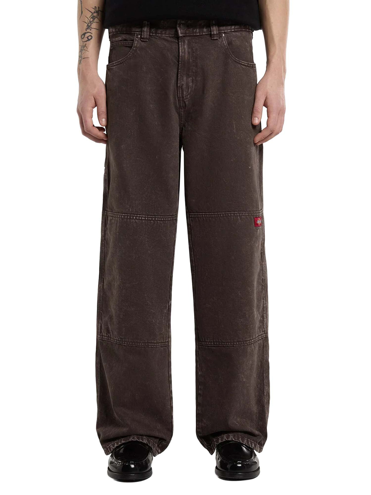 Dickies Jeans dritti double knee loose Marrone