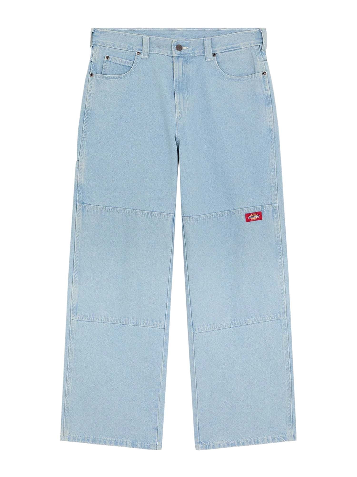 Jeans dritti double knee loose