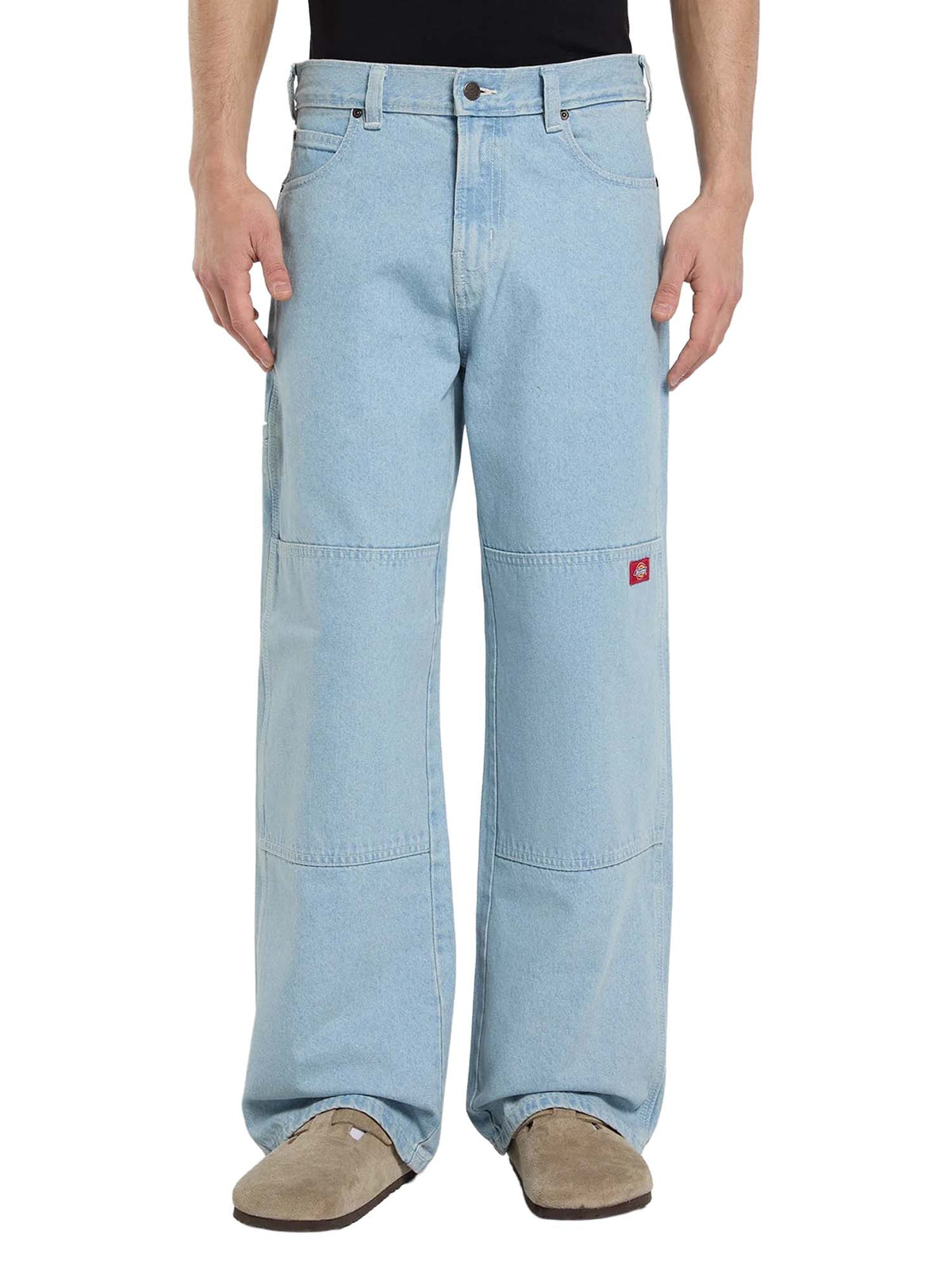 Dickies Jeans dritti double knee loose Blu