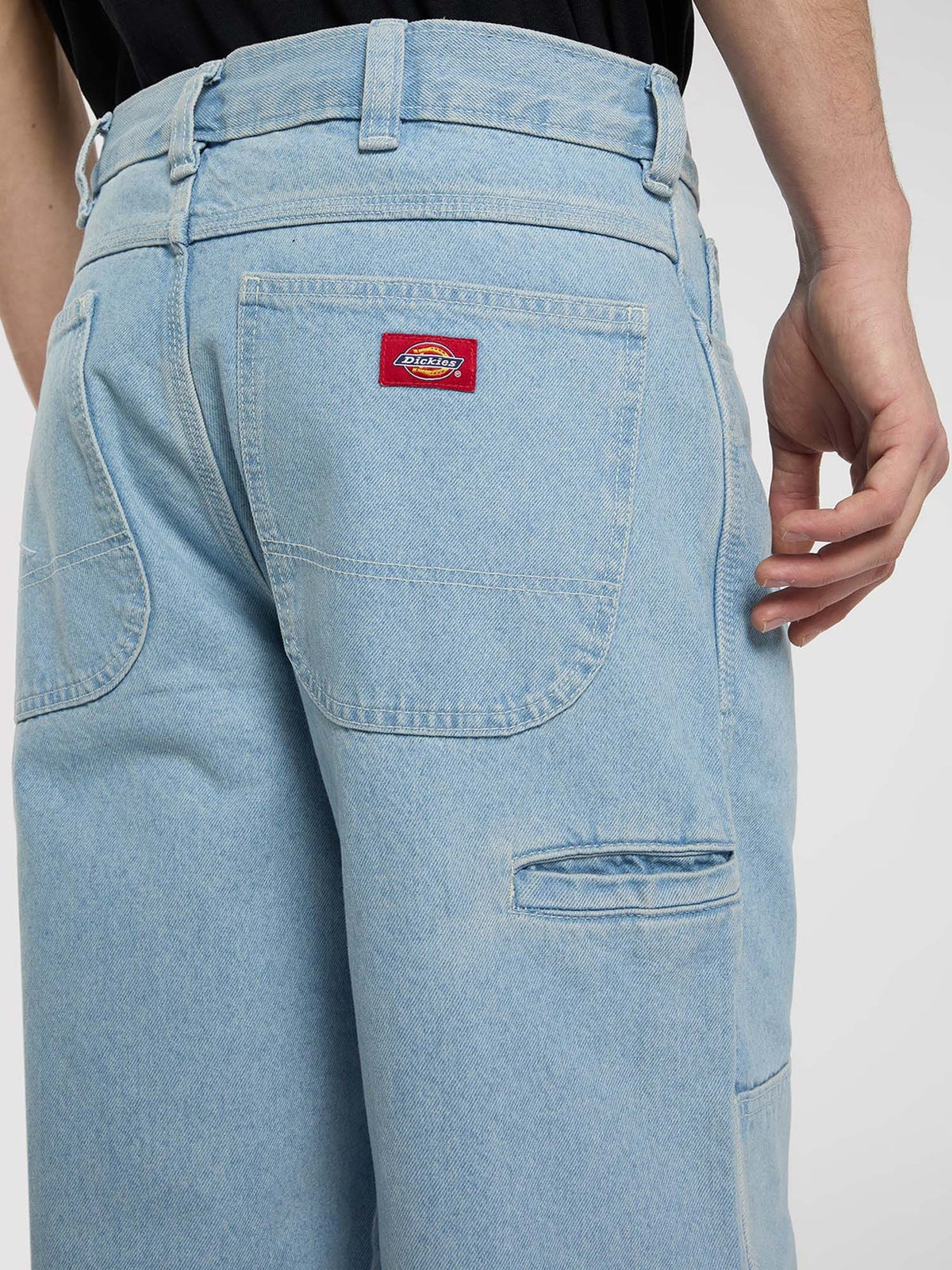 Dickies Jeans dritti double knee loose Blu
