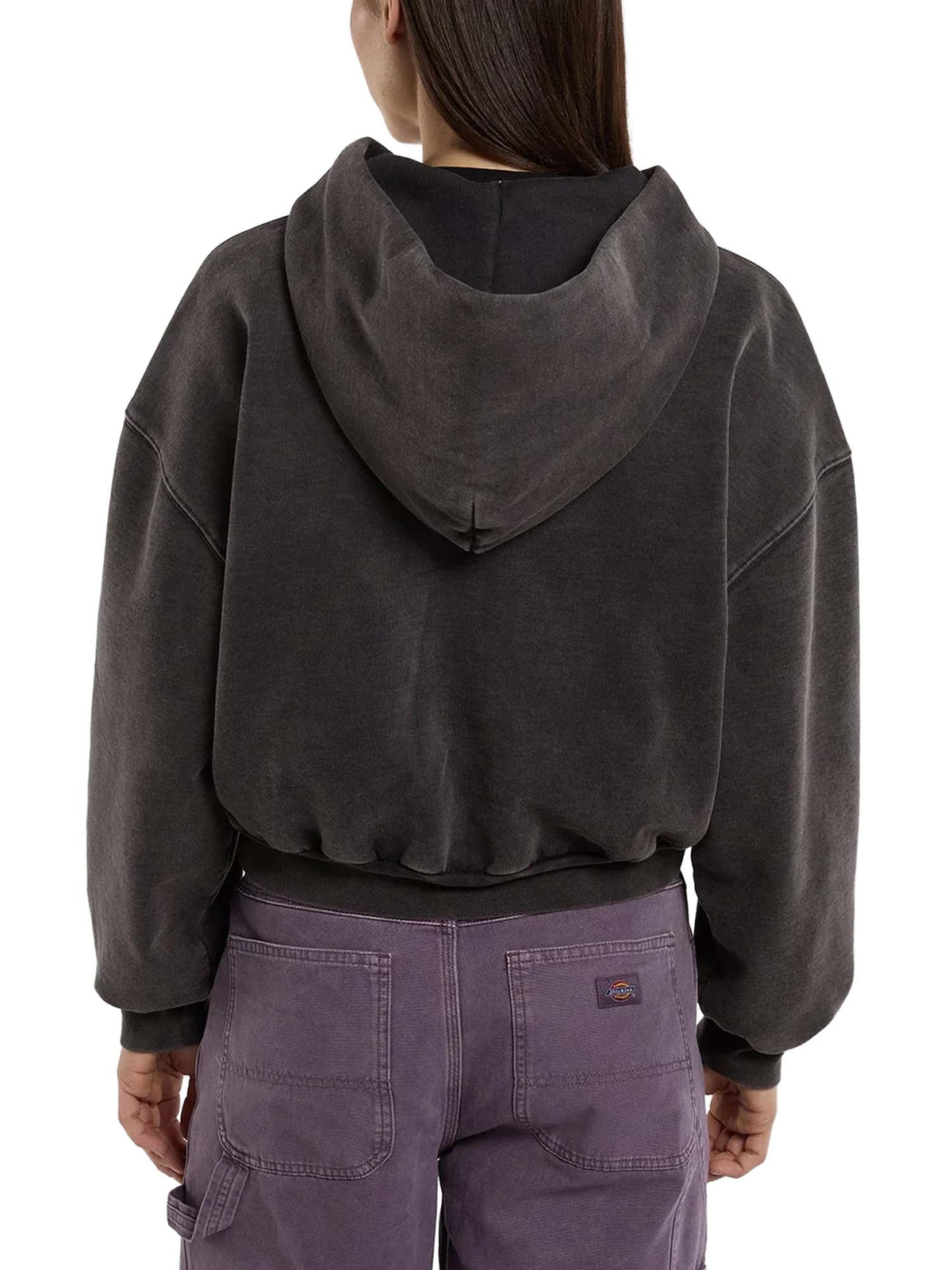 Dickies Felpa con zip e cappuccio Baker da donna Nero
