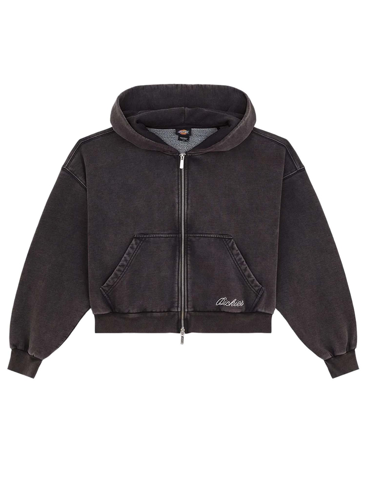 Dickies Felpa con zip e cappuccio Baker da donna Nero