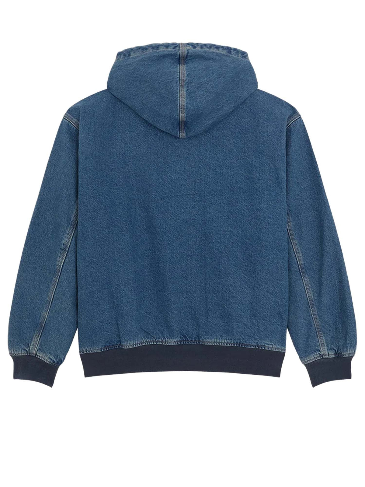 Dickies Giacca bomber con cappuccio in denim foderato Blu