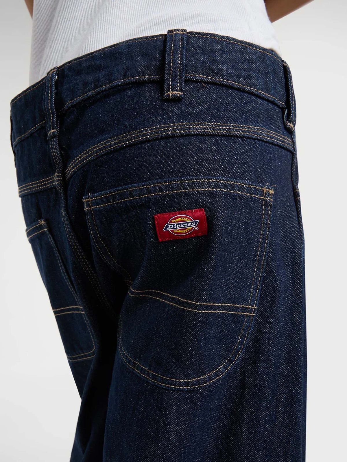Dickies Jeans barrel a vita bassa Maricopa Blu