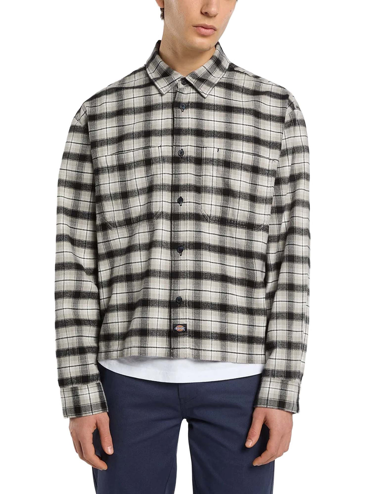 Dickies Camicia in flanella corta in vita Jerome Nero