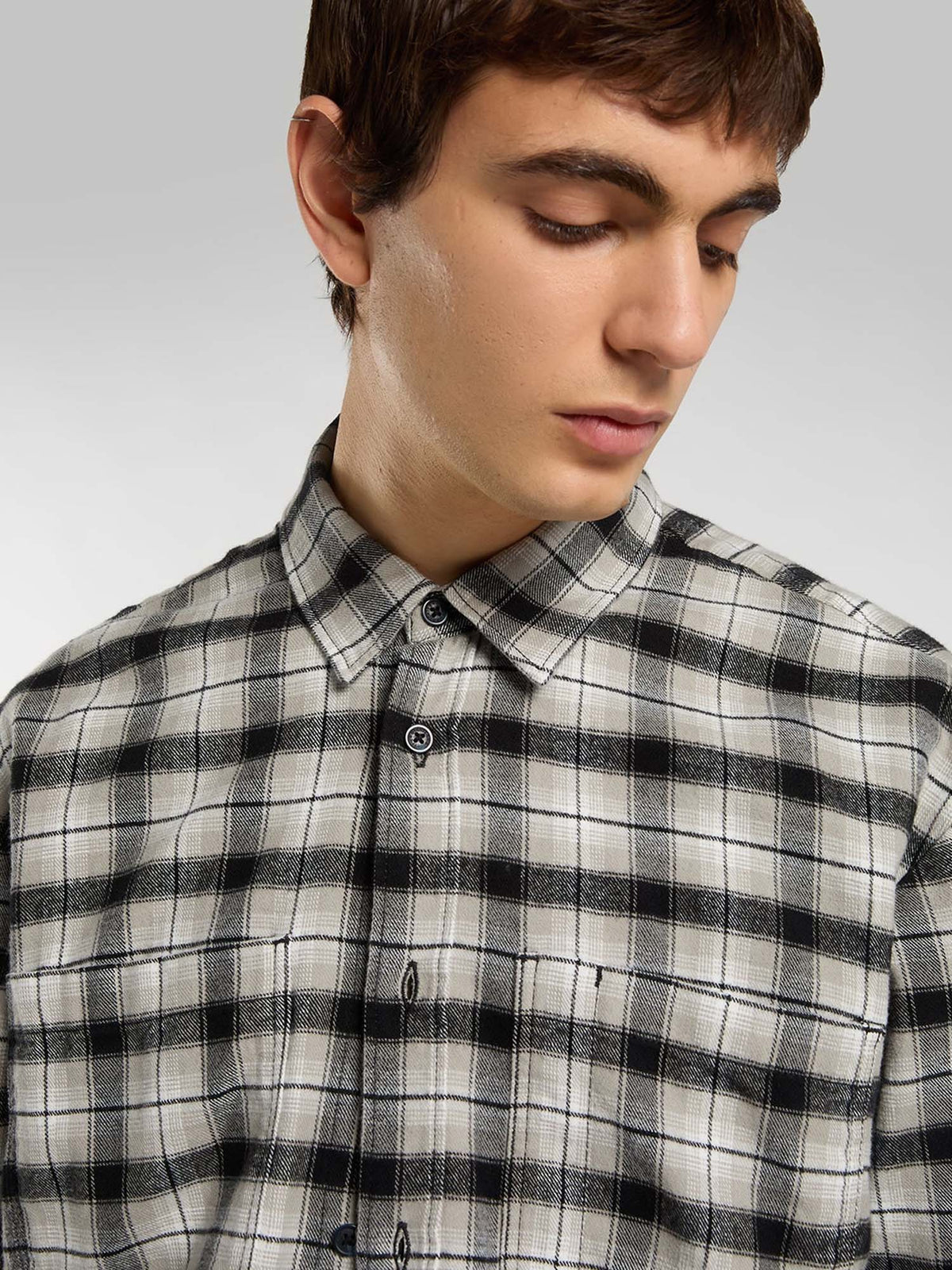 Dickies Camicia in flanella corta in vita Jerome Nero