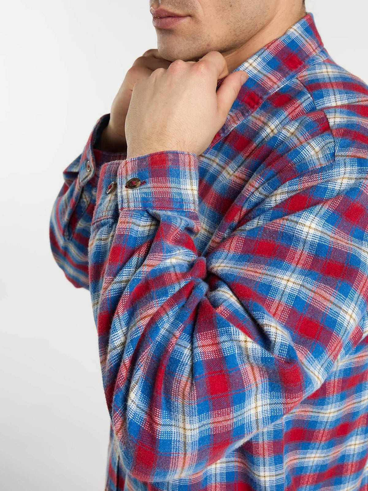 Dickies Camicia in flanella corta in vita Jerome Rosso