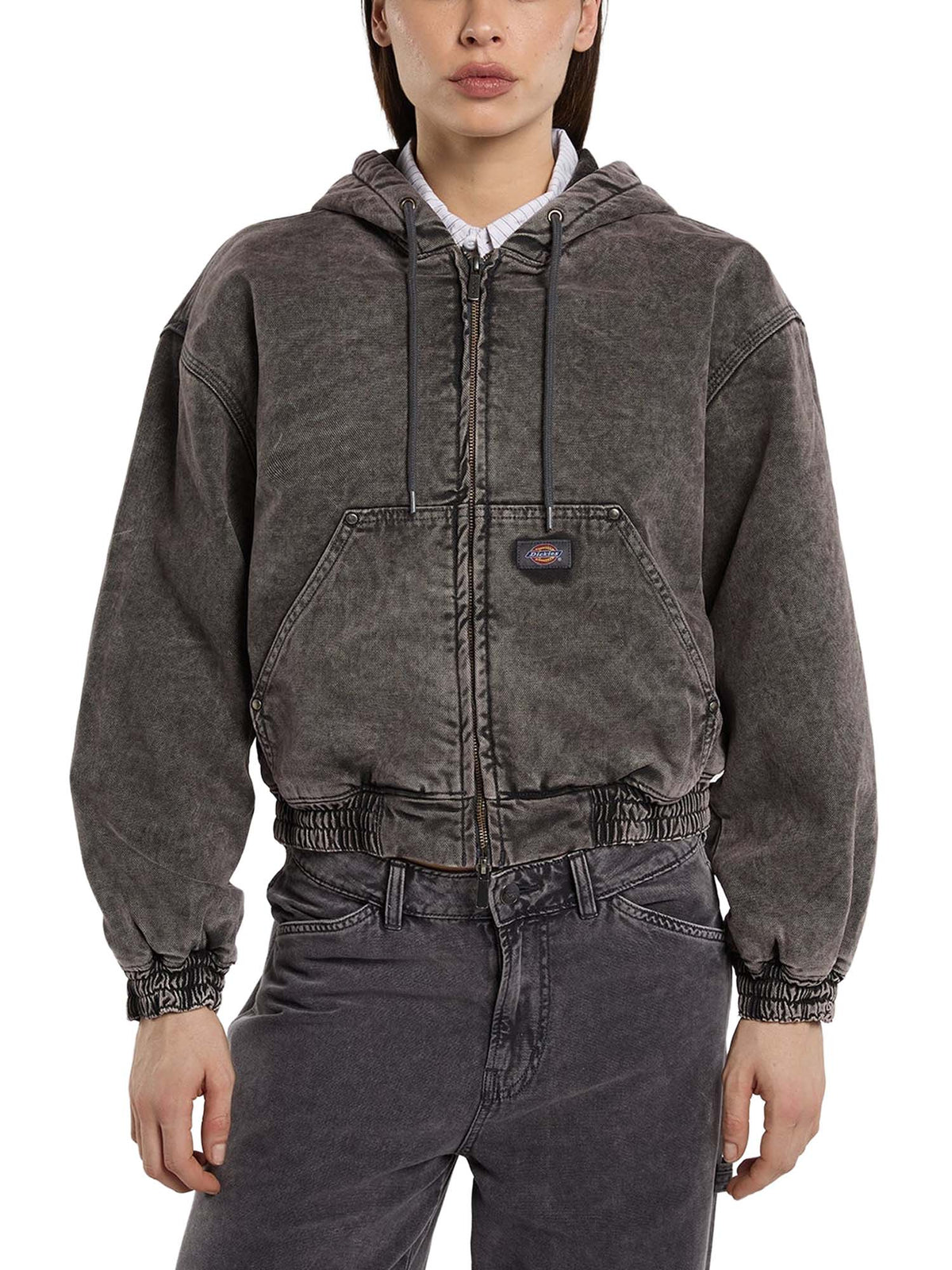 Dickies Giacca in tela con cappuccio Peoria da donna Grigio