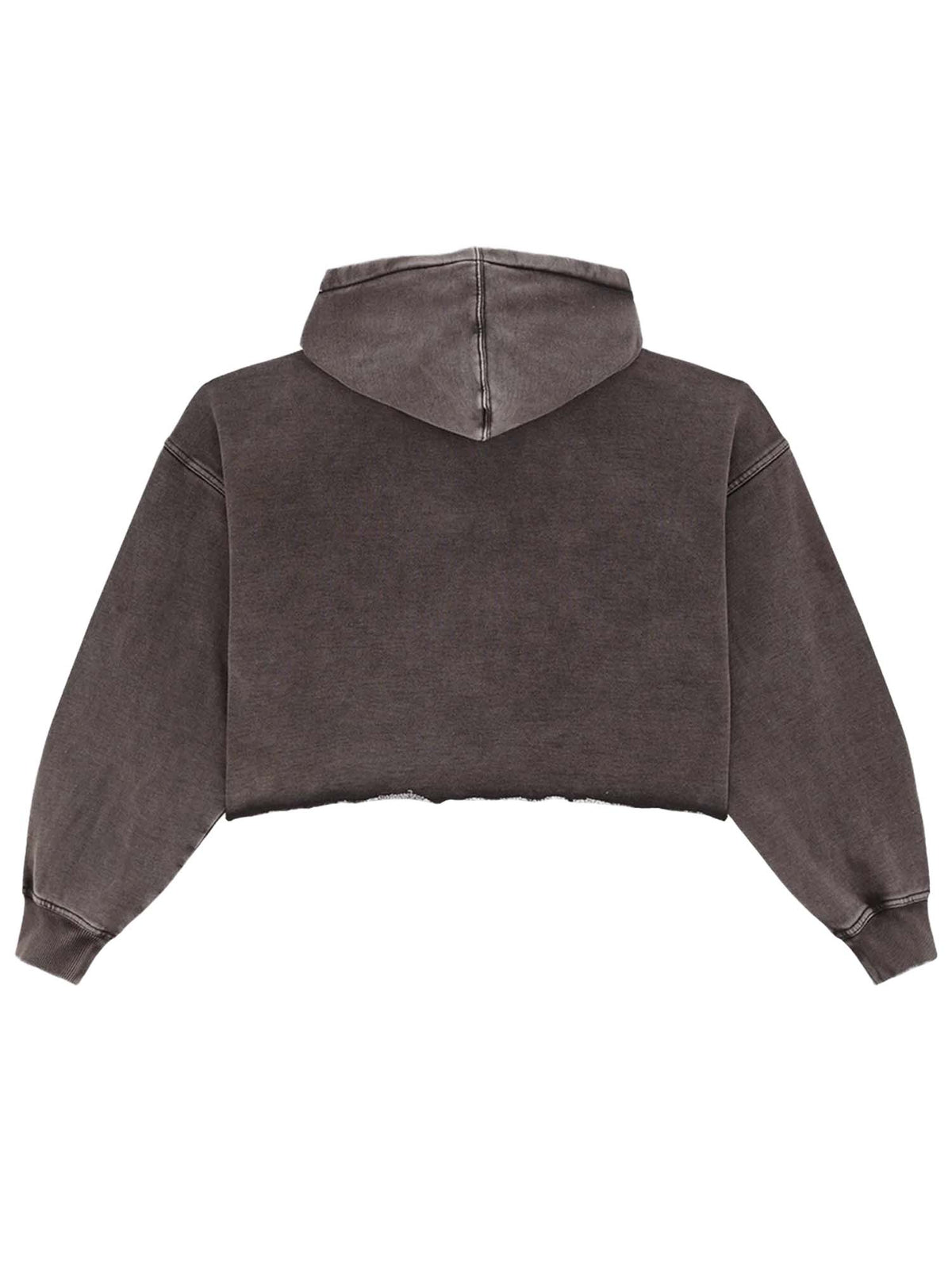 Dickies Felpa con cappuccio corta in vita Hollywood da donna Nero