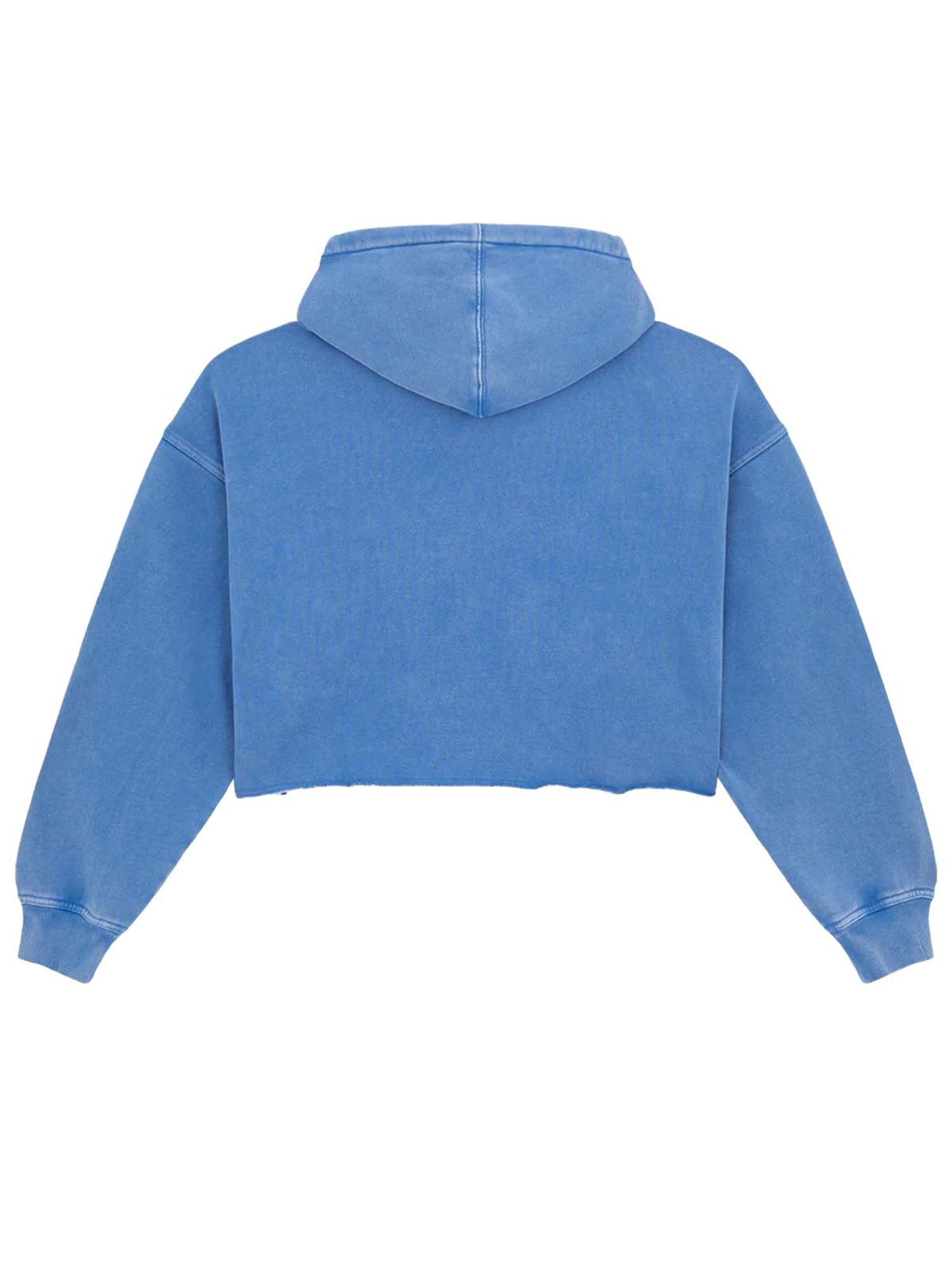 Dickies Felpa con cappuccio corta in vita Hollywood da donna Blu