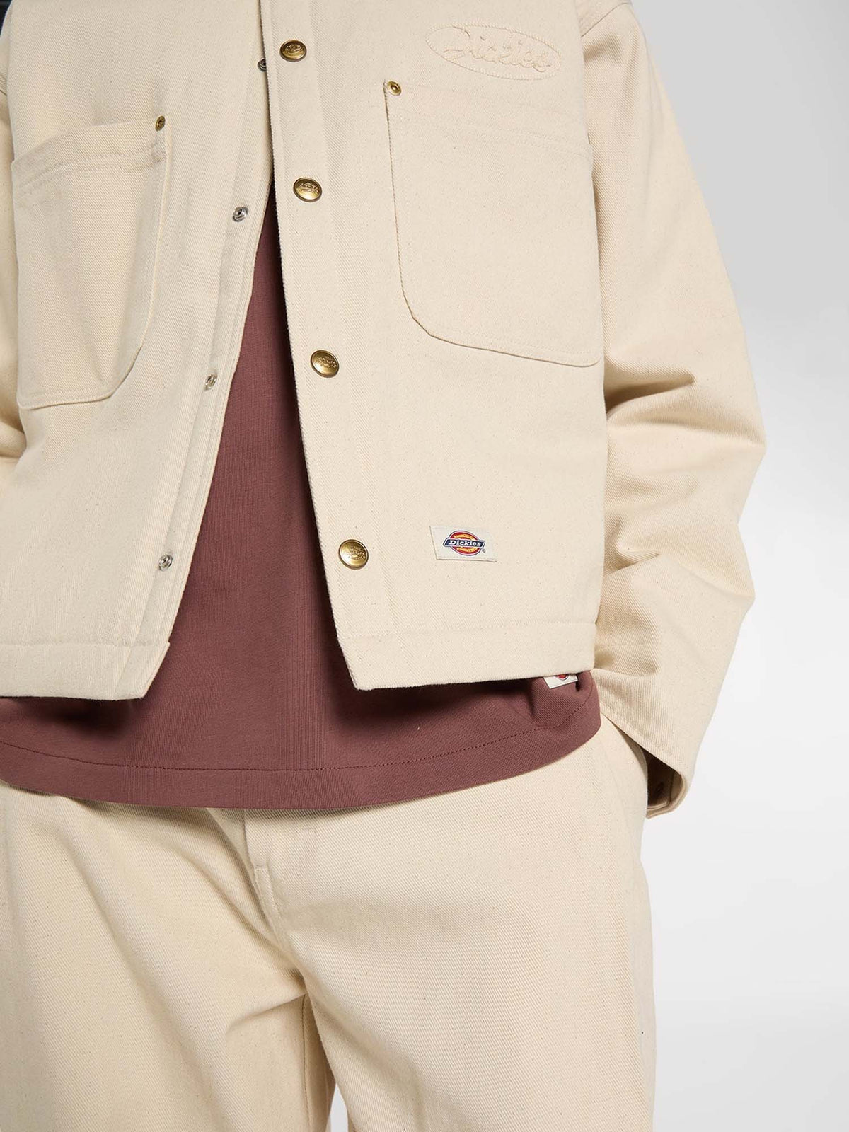 Dickies Giacca in cavalry twill Taylor Bianco