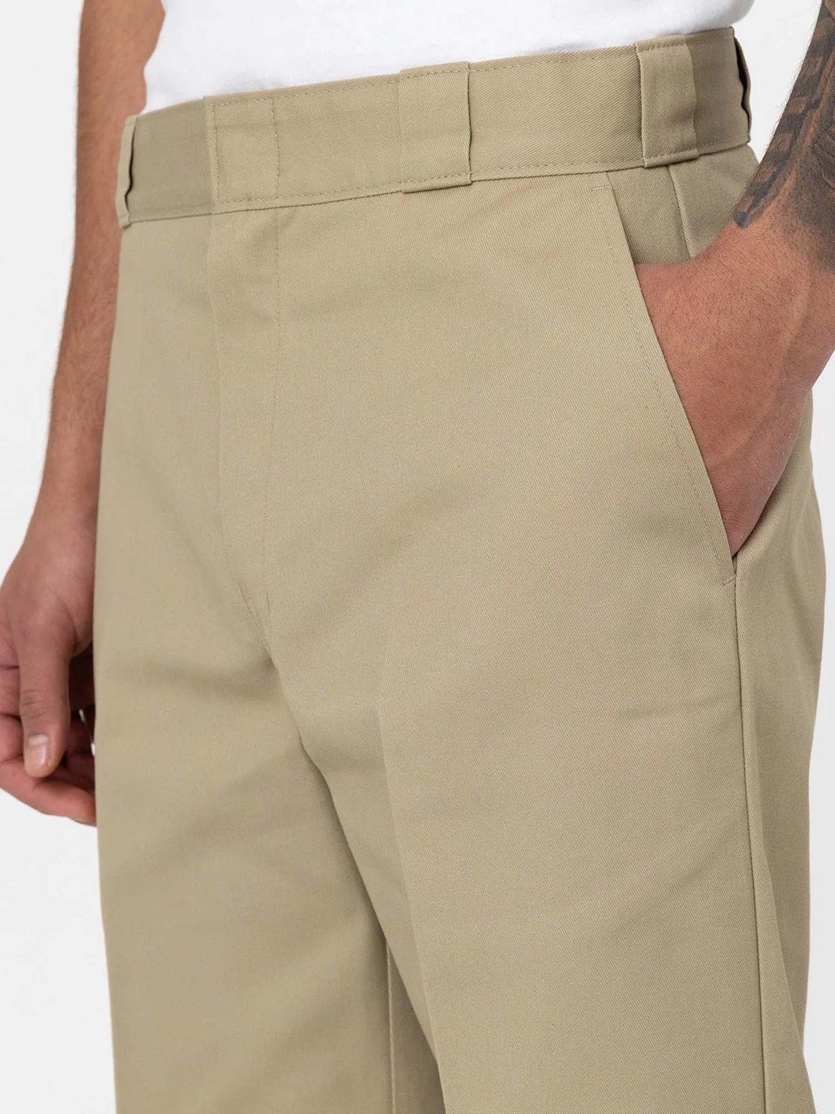 Dickies Pantaloni da lavoro double knee (unisex) Beige