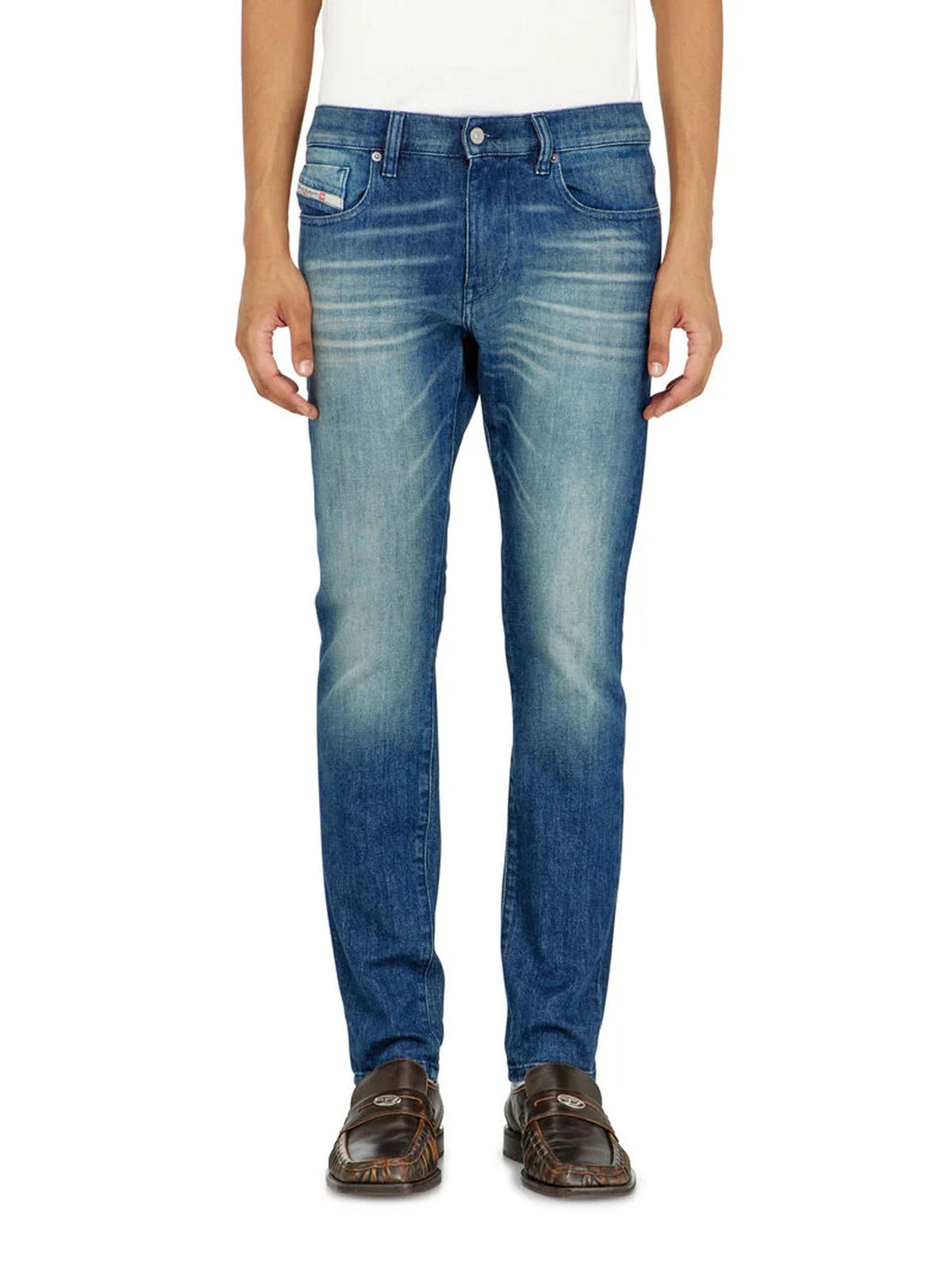 Diesel Jeans Slim Vita Media 2019 D-Strukt Blu