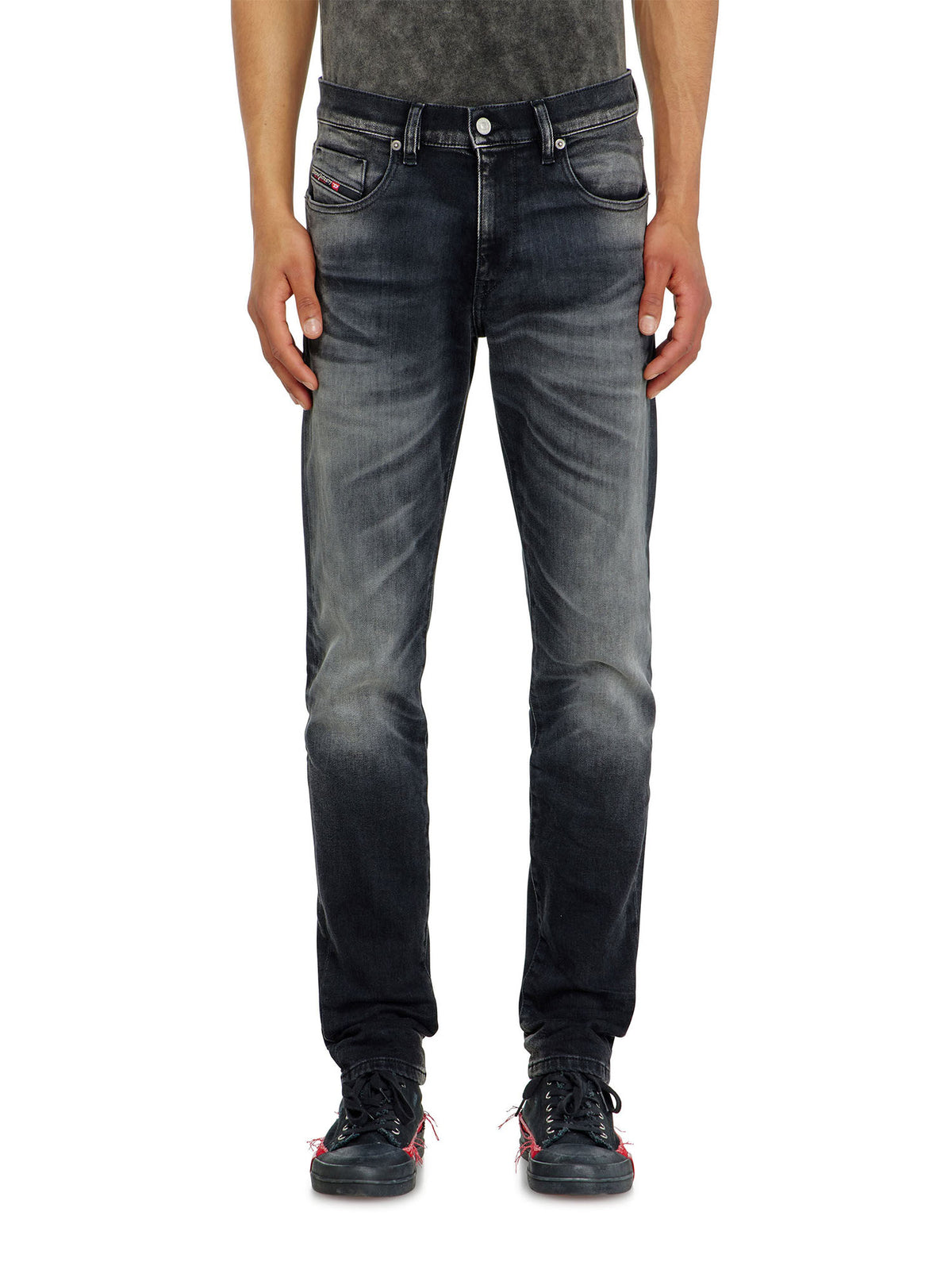 Diesel Jeans Slim Vita Media 2019 D-Strukt Nero