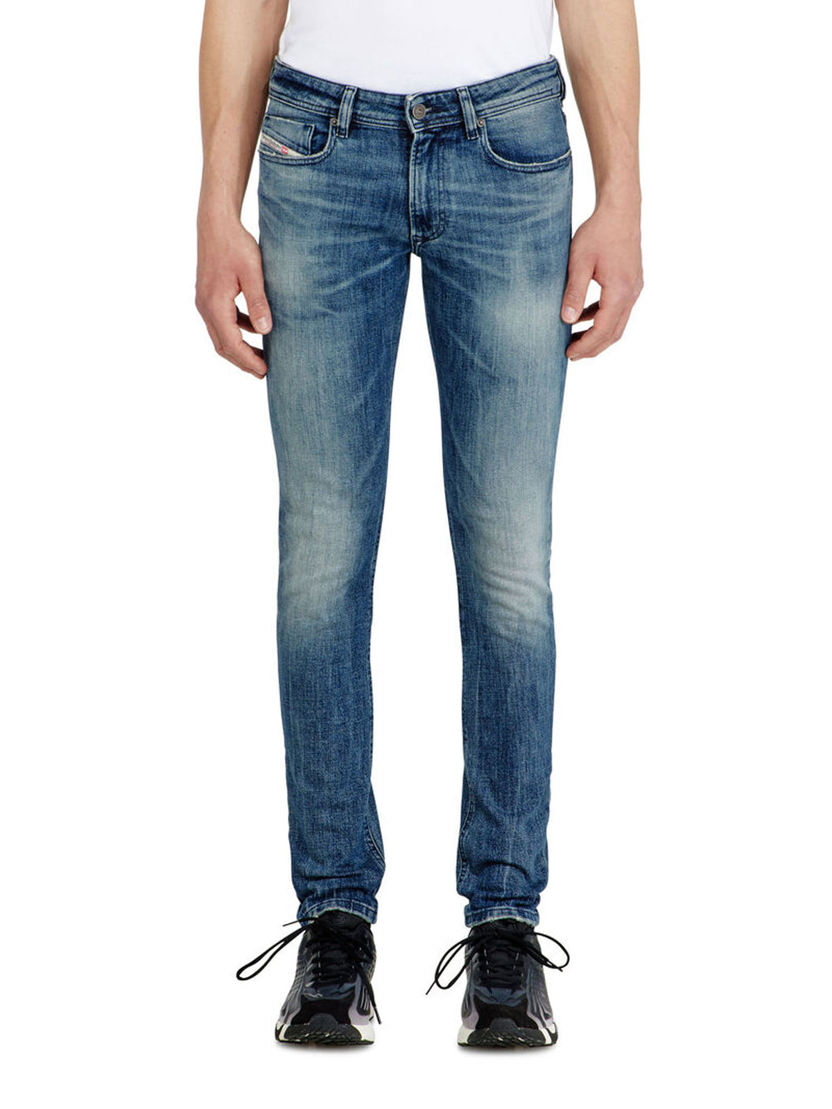 Diesel Jeans Skinny Vita Bassa 1979 Sleenker Blu