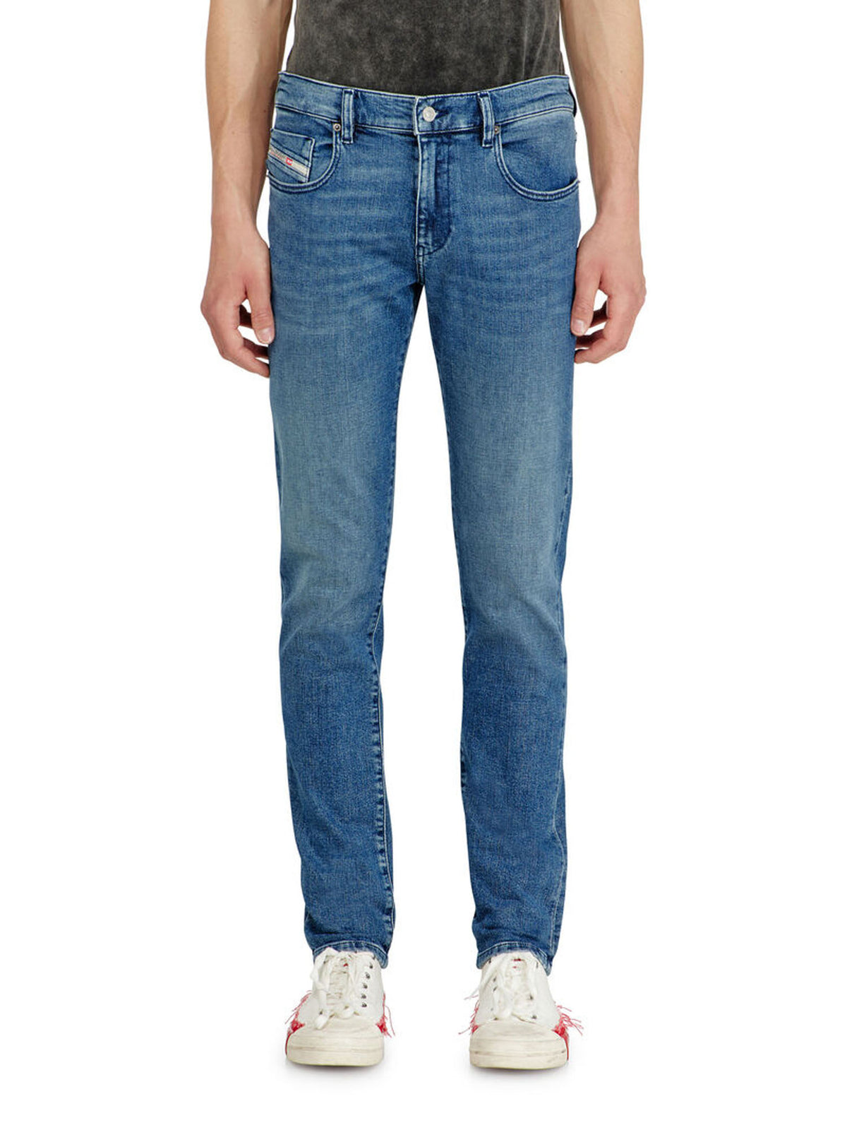 Diesel Jeans Slim Vita Media 2019 D-Strukt Blu