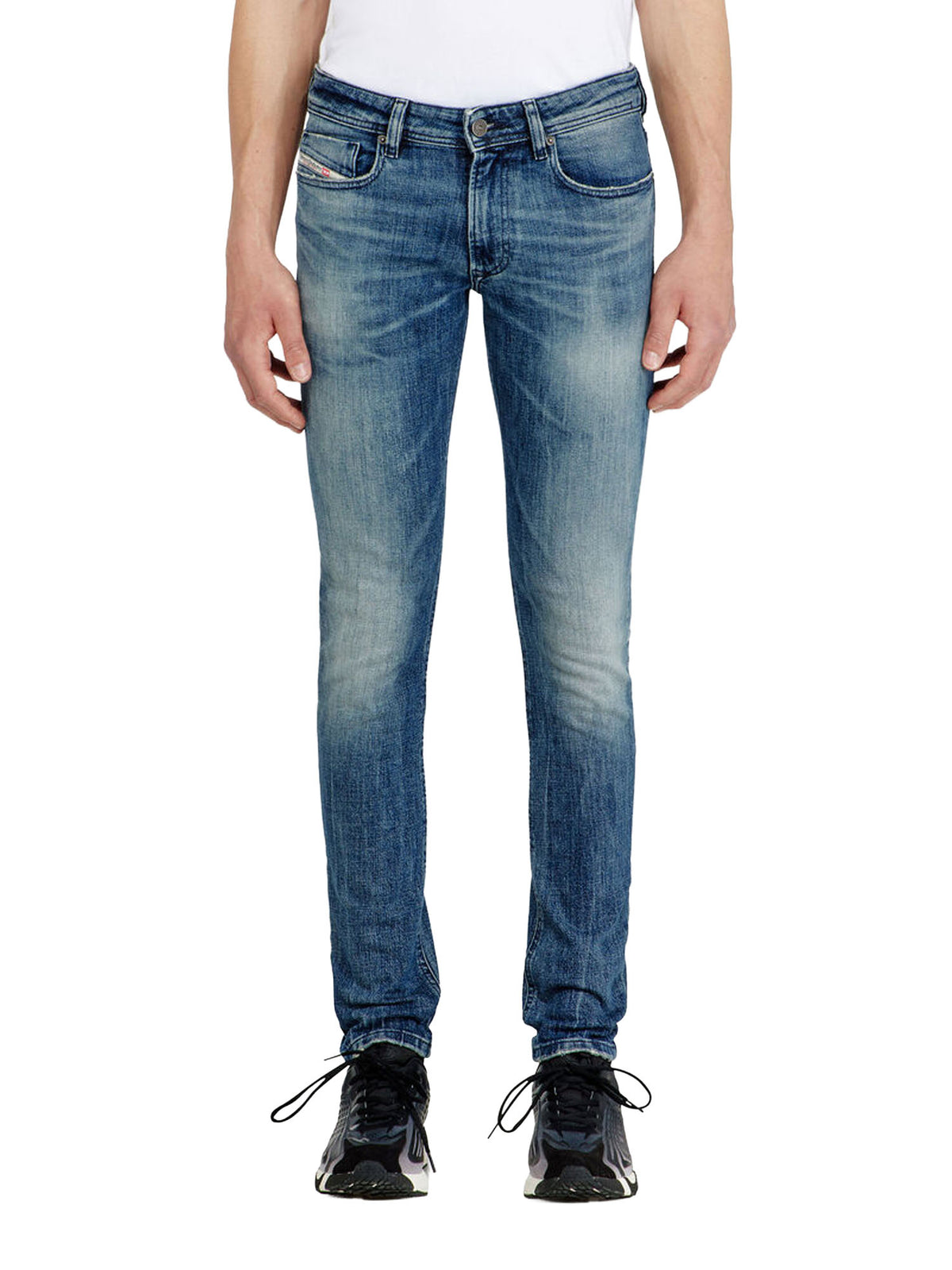 Diesel Jeans Skinny Vita Bassa 1979 Sleenker Blu