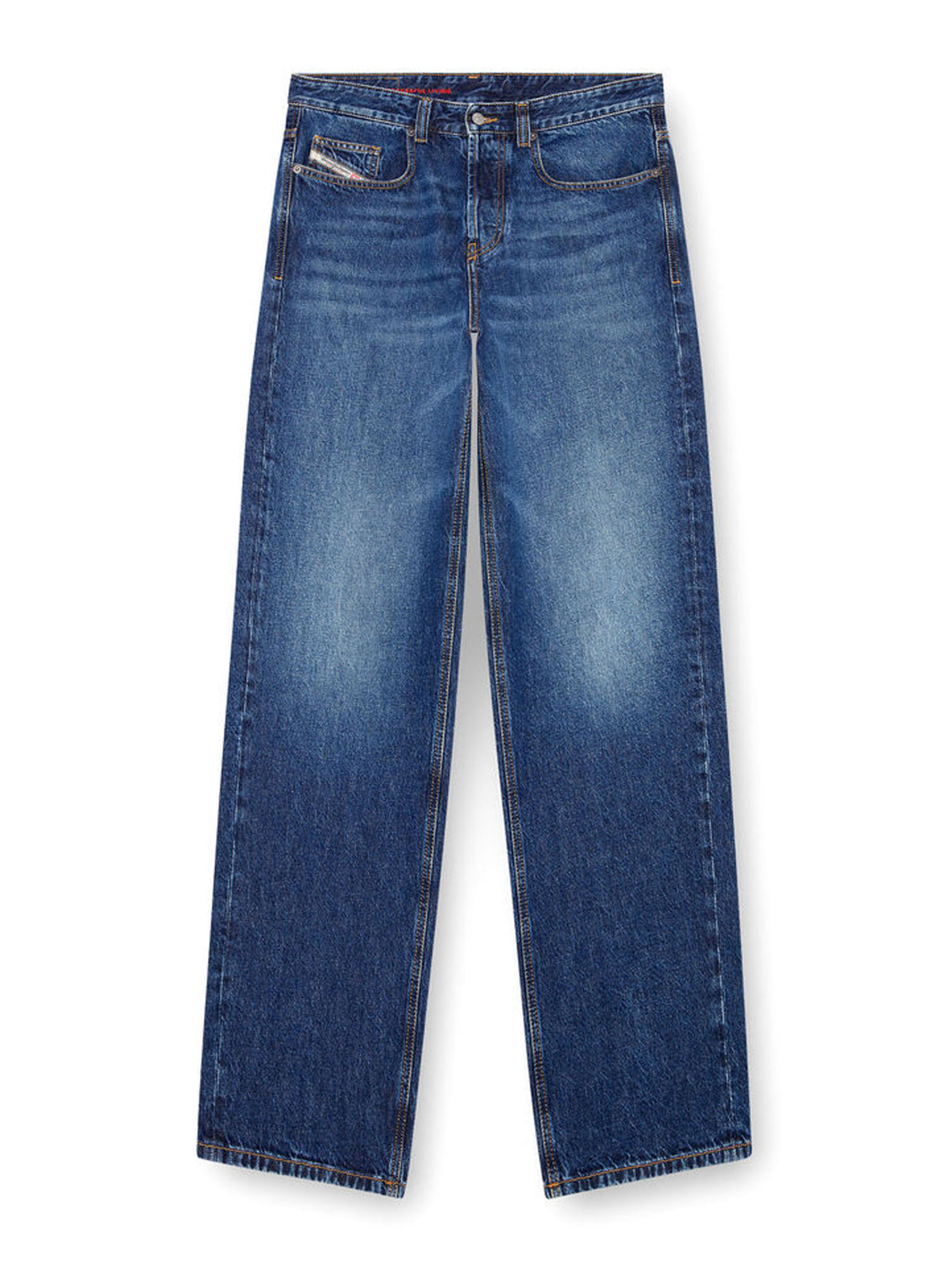 Diesel Jeans Relaxed Vita Bassa 2001 D-Macro Blu
