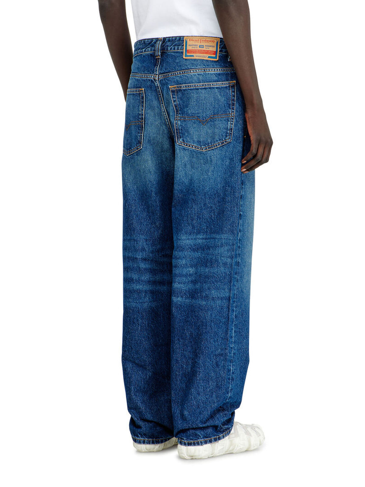Diesel Jeans Relaxed Vita Bassa 2001 D-Macro Blu