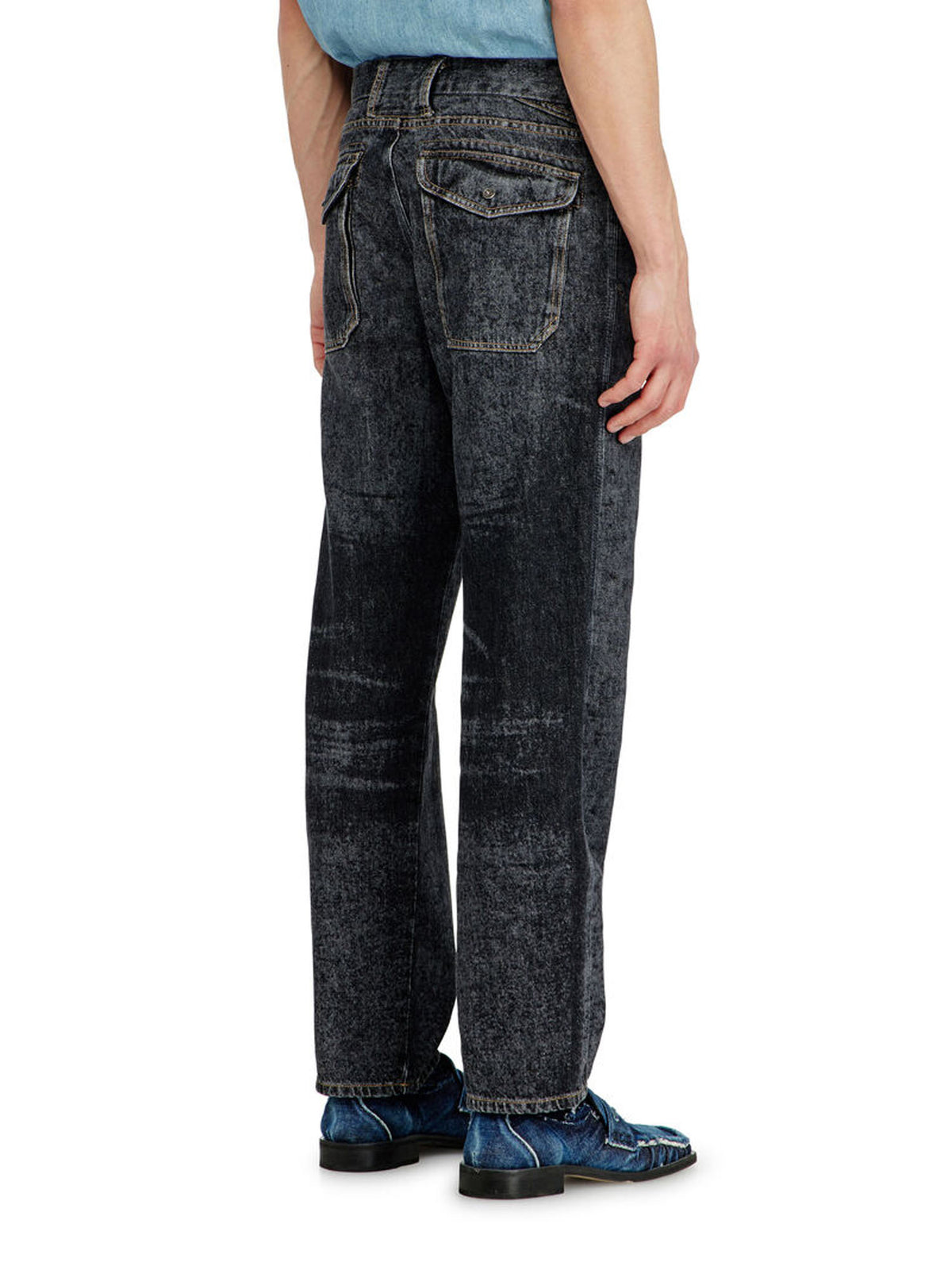 Diesel Jeans Relaxed Vita Bassa D-Marcus Nero